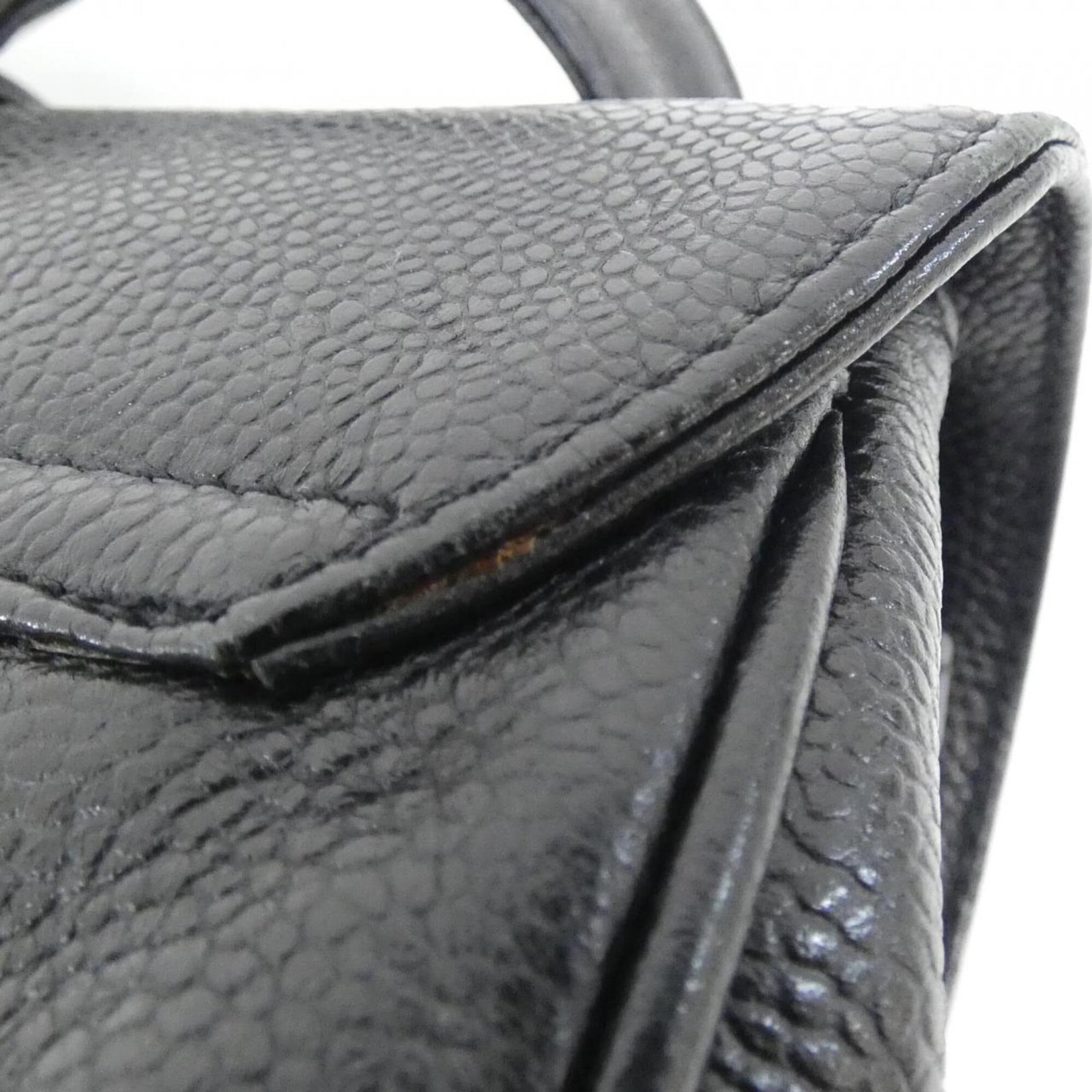 Calfskin Grained Chanel Backpack - 6