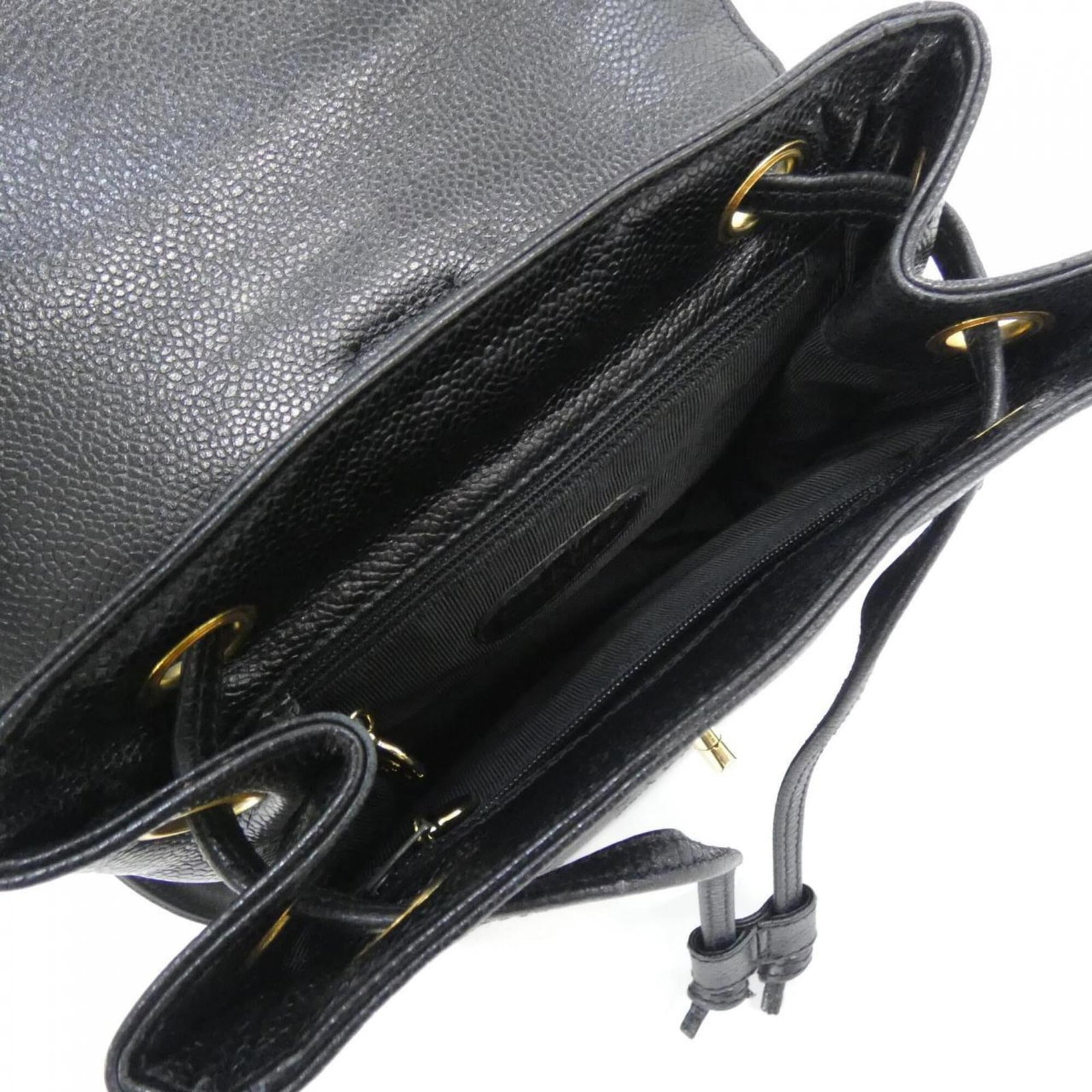 Calfskin Grained Chanel Backpack - 9