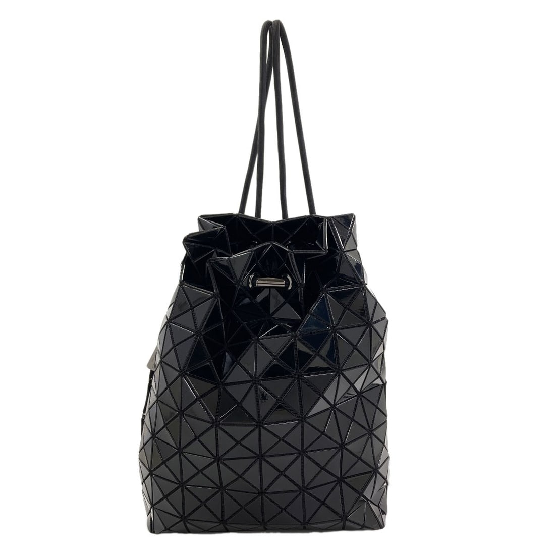 Issey Miyake Inc. Baobao Backpack ? Daypack Pvc: Issey Miyake Inc. Baobao Backpack ? Daypack Pvc Black Issey Miyake Inc. Baobao Backpack with PVC exterior, measuring 13.6 inches in height and 2.8 inches in depth, features an open closure and a