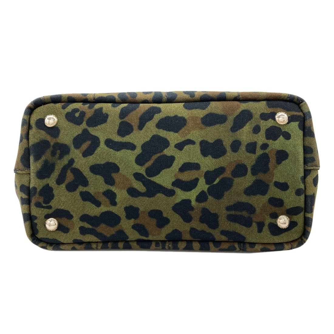 Prada Canapa Mini Leopard Pattern 2Way Handbag Canvas - 4