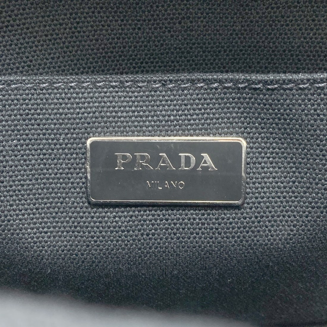 Prada Canapa Mini Leopard Pattern 2Way Handbag Canvas - 6