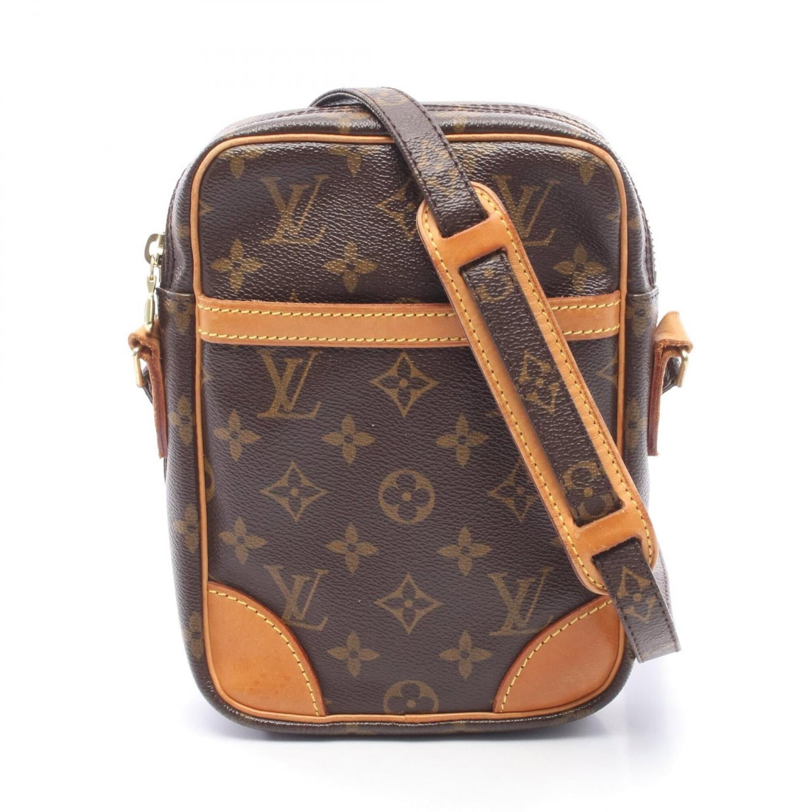 Canvas Leather Monogram Louis Vuitton Handbag Shoulder Coated: Canvas Leather Monogram Louis Vuitton Handbag Shoulder Coated Canvas Leather Monogram Louis Vuitton Handbag Shoulder Coated - A stylish and practical shoulder bag with a classic design, featuring