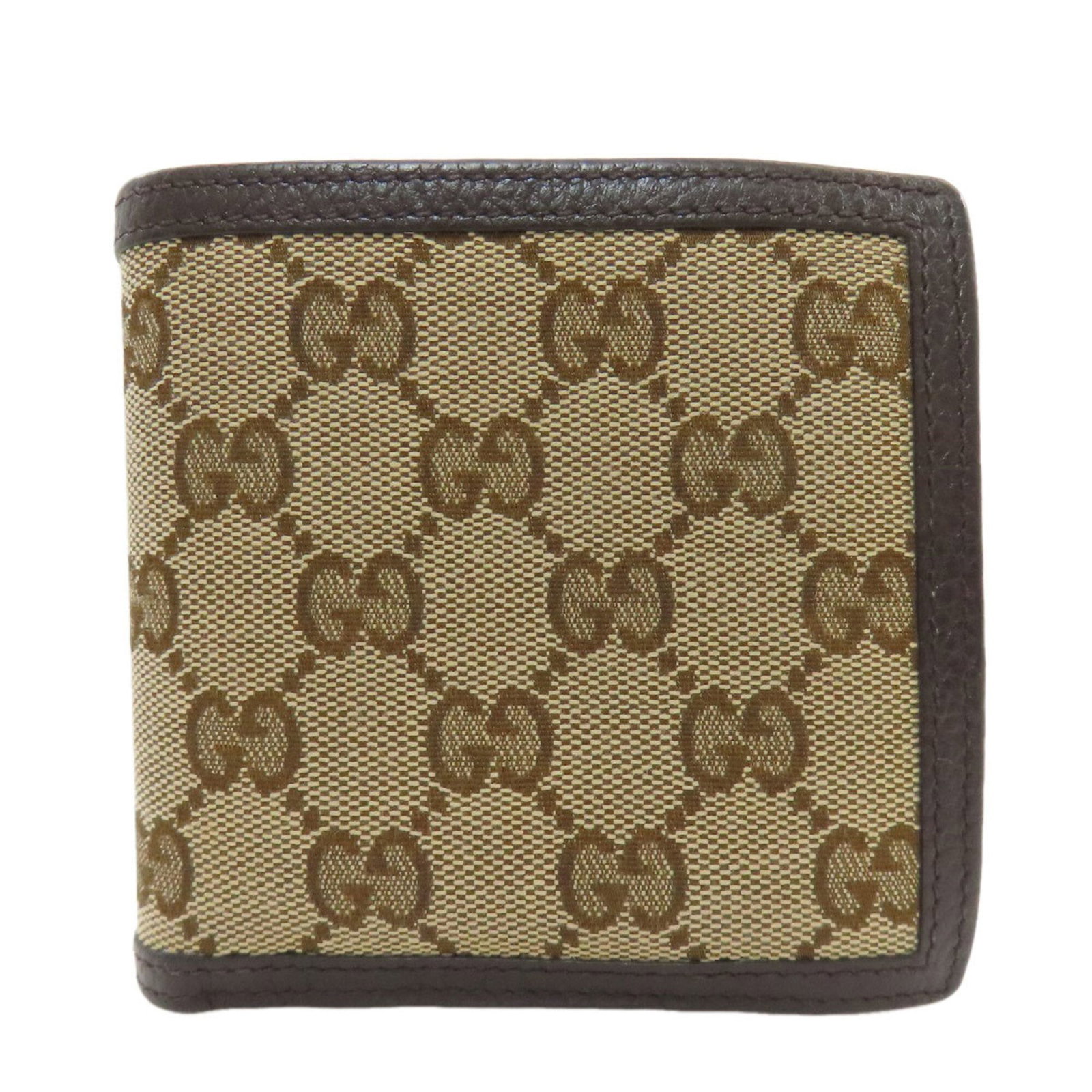 Canvas Leather Gucci Wallet Bi Fold: Canvas Leather Gucci Wallet Bi Fold Canvas Leather Gucci Wallet Bi Fold - A stylish and functional accessory, this bi-fold wallet features a canvas and leather construction, with a classic brown