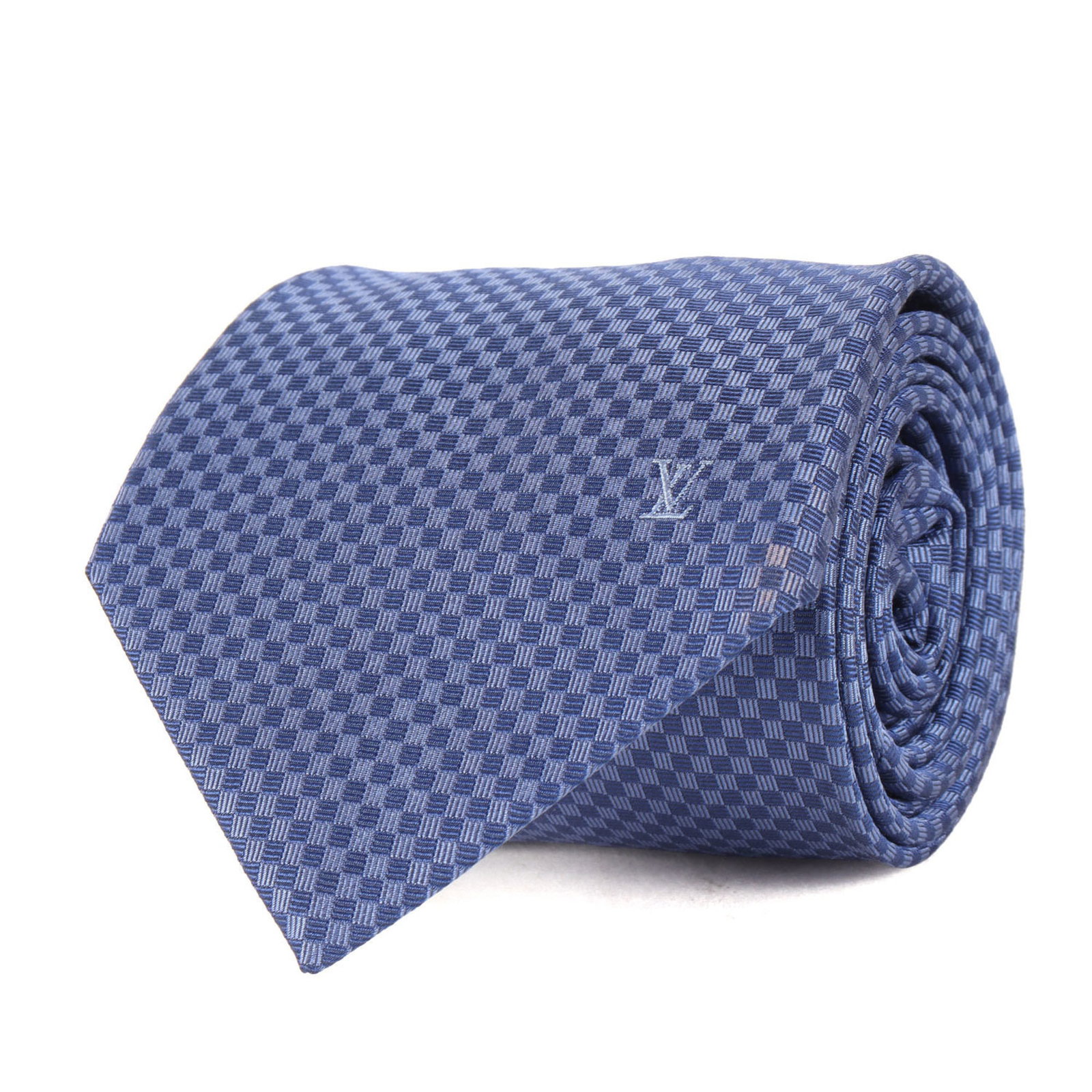 Vuitton Cravat Silk Louis: Vuitton Cravat Silk Louis Silk cravat with a signature from Louis Vuitton, crafted from high-quality blue silk, measures 149cm in length and 8cm in width, bearing the MPN M78747. This cravat is made