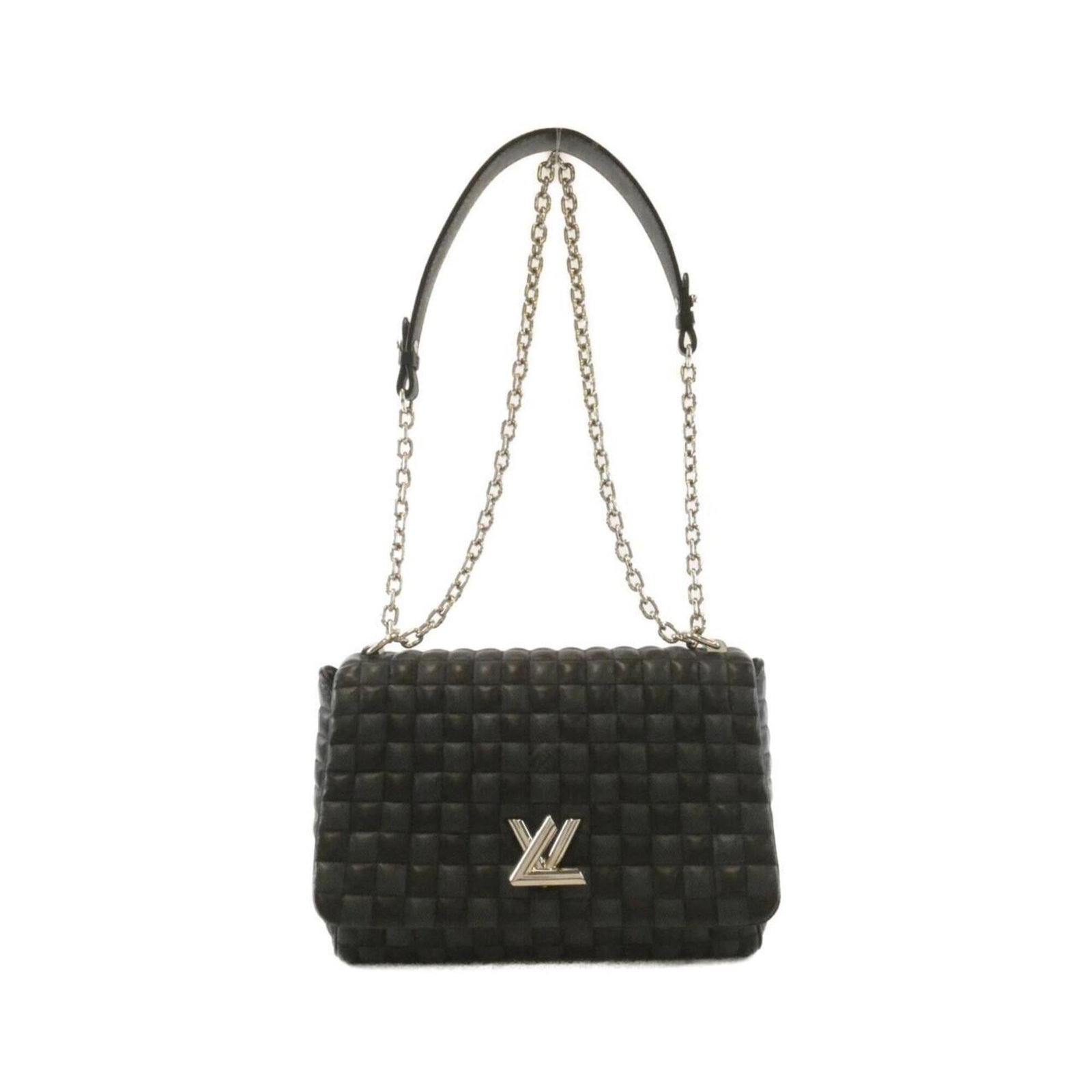 Shoulder Bag Leather Louis Vuitton: Shoulder Bag Leather Louis Vuitton Black, Damier Cobalt Leather Louis Vuitton Shoulder Bag with classic design and timeless elegance. Made from high-quality leather, this bag features a signature mono