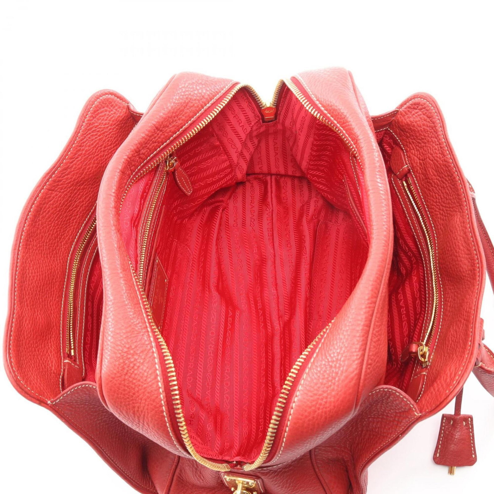 Handbag Leather Prada - 3