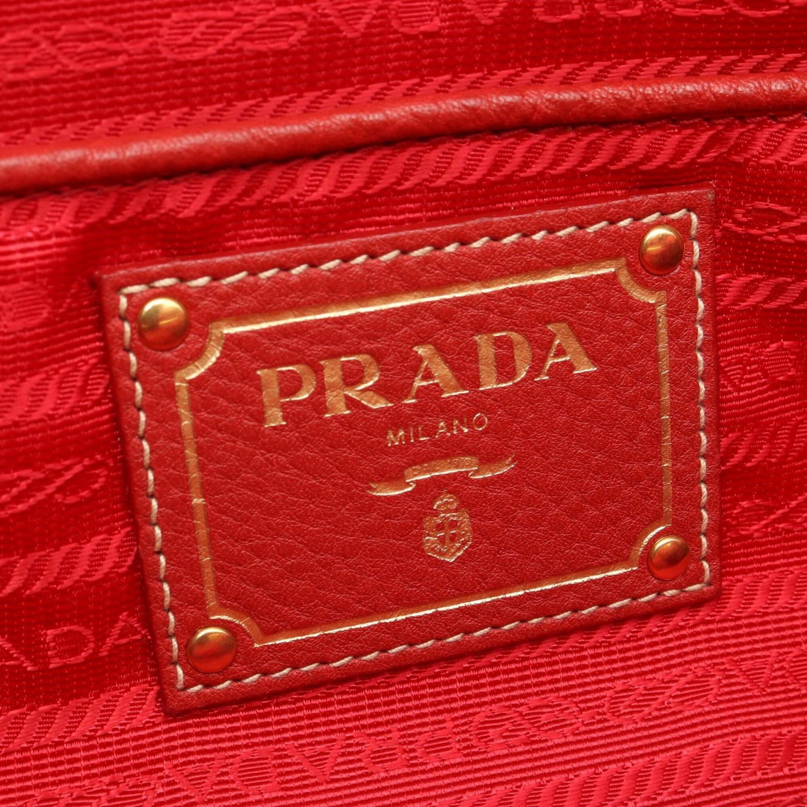 Handbag Leather Prada - 4