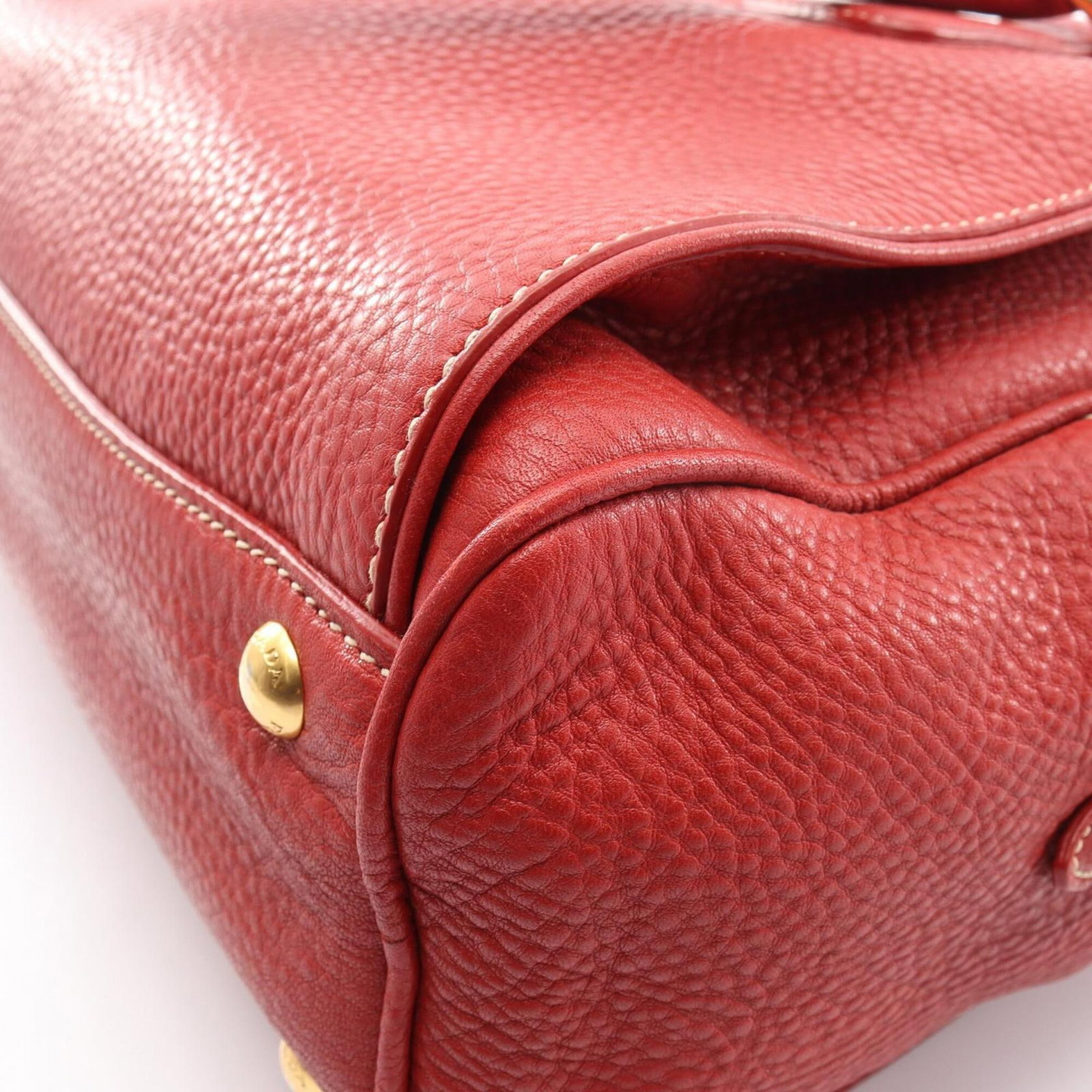 Handbag Leather Prada - 6
