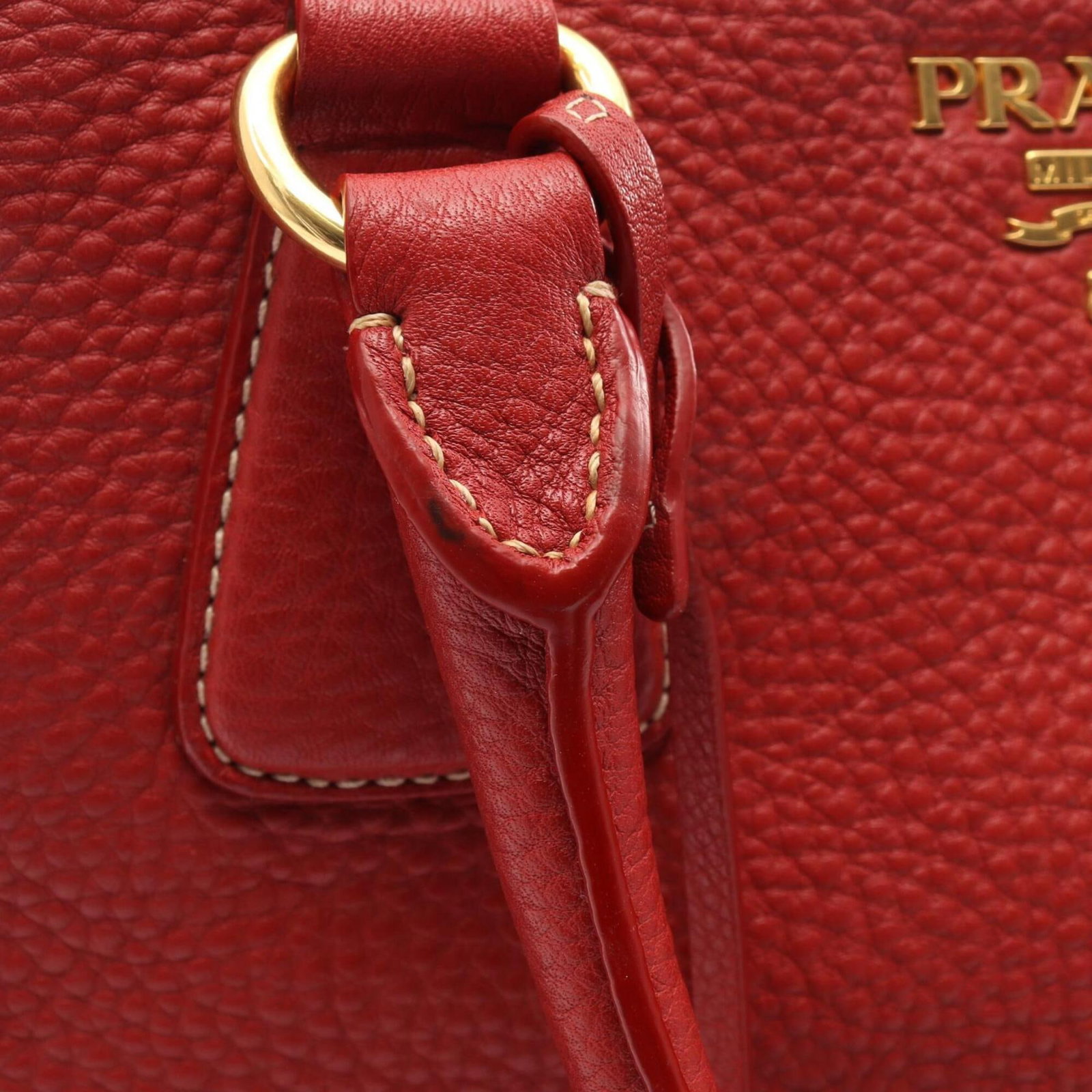 Handbag Leather Prada - 7