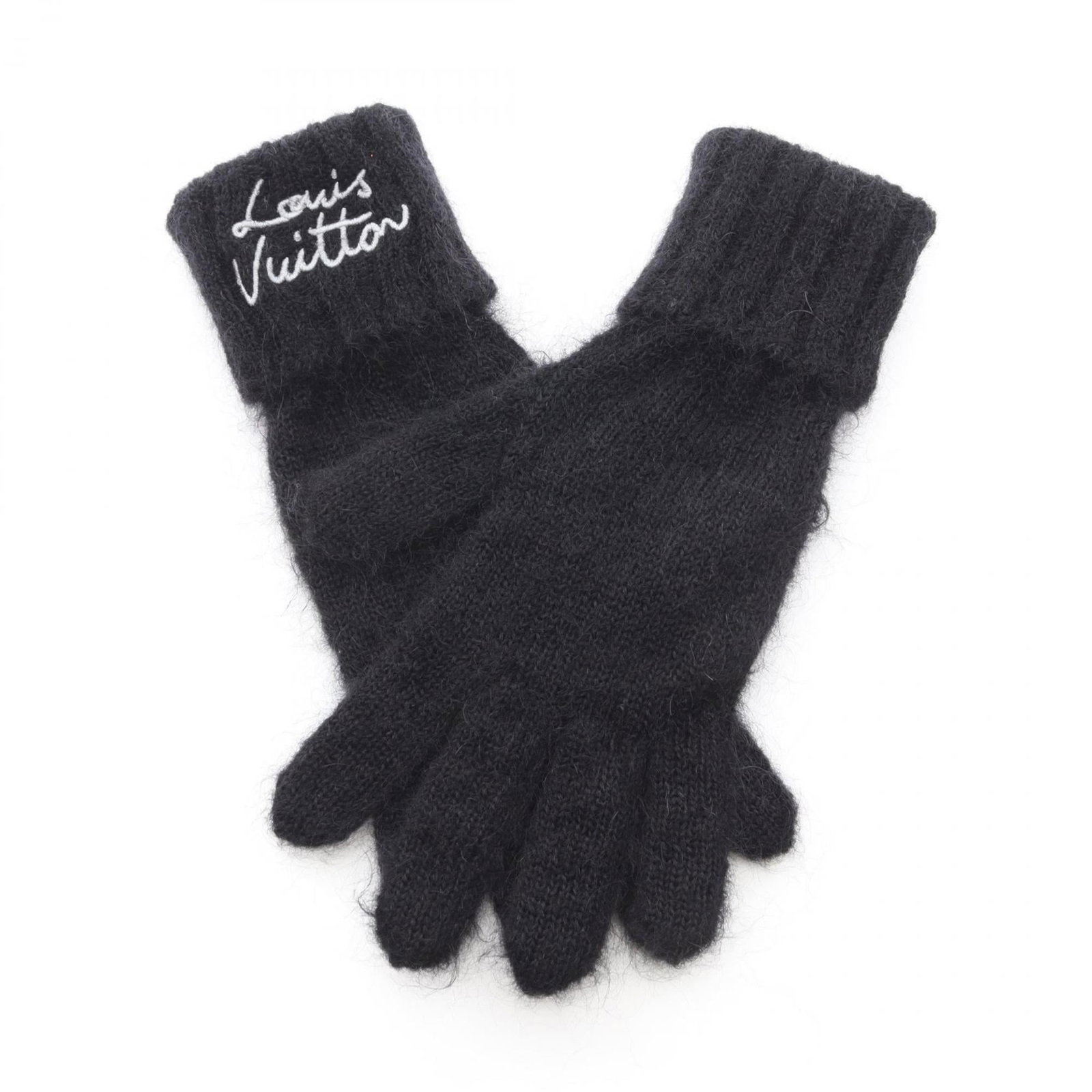 Warm Gloves Louis Vuitton Mohair 52% Wool 4% Nylon 34% (1 of 7)