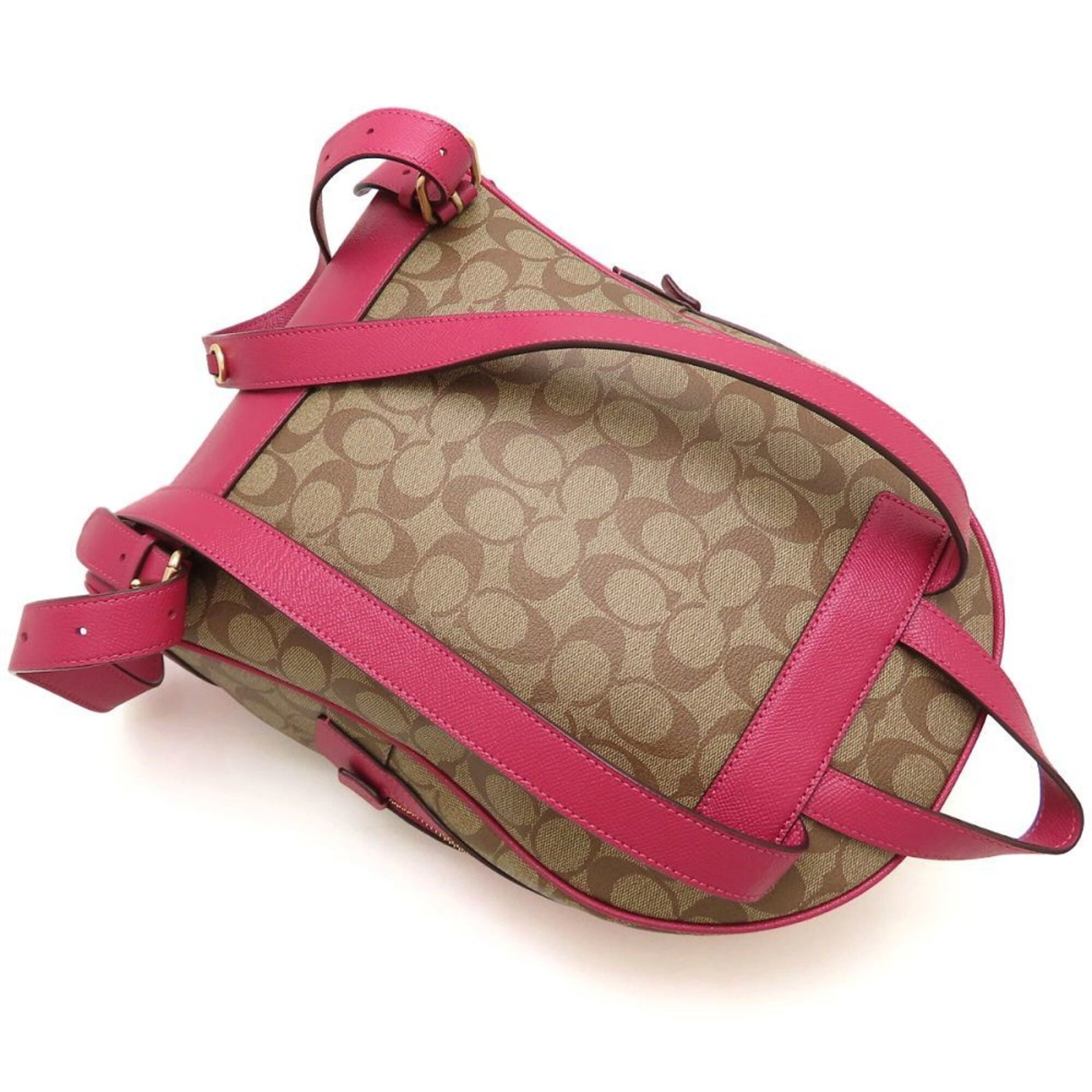 Canvas Leather Backpack - 5