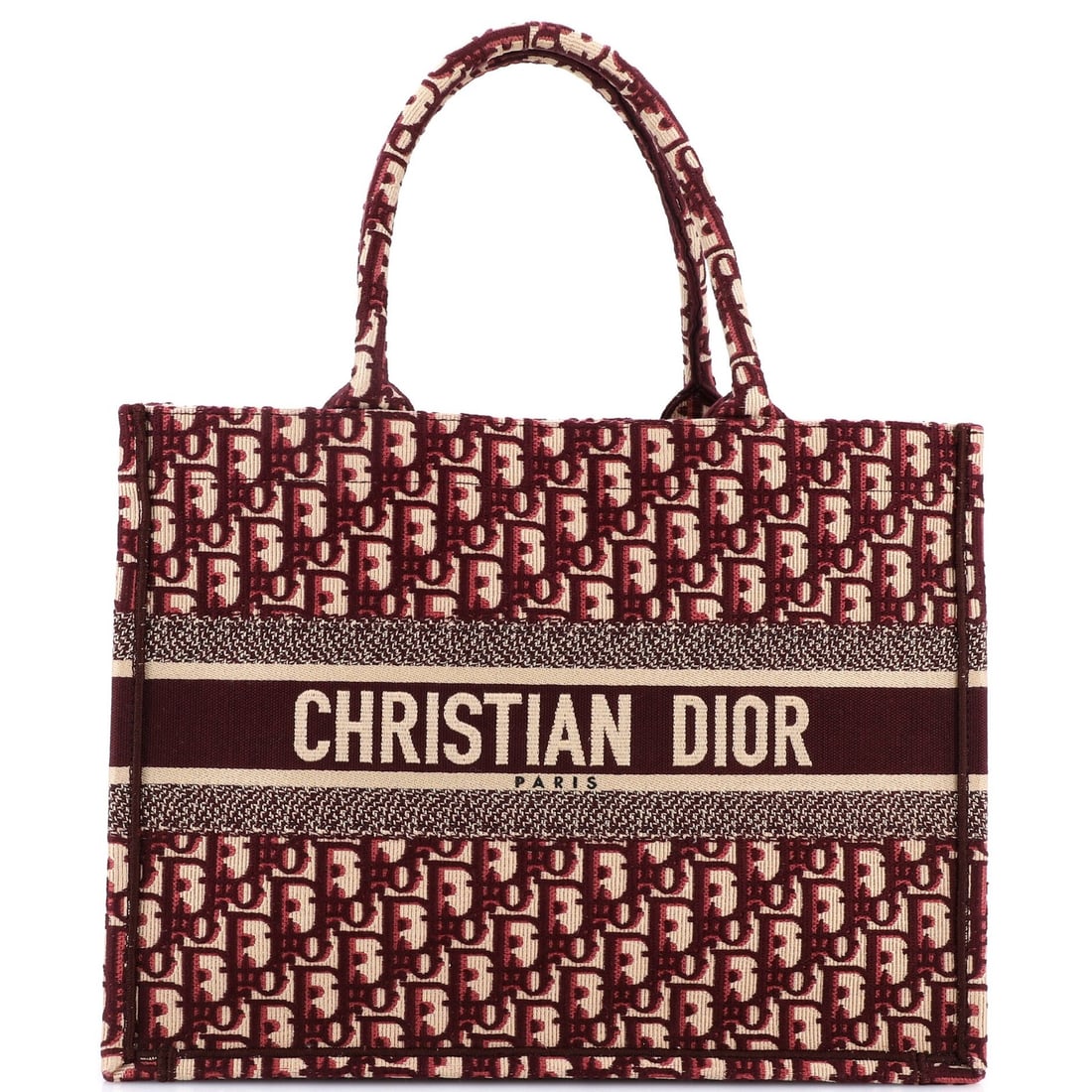Dior Book Canvas Tote Oblique Medium Christian: Dior Book Canvas Tote Oblique Medium Christian Red Book Tote Oblique Medium Canvas Medium Dior Tote with Minor Scuffs and Stains. This Christian Dior Book Tote Oblique Medium features a classic