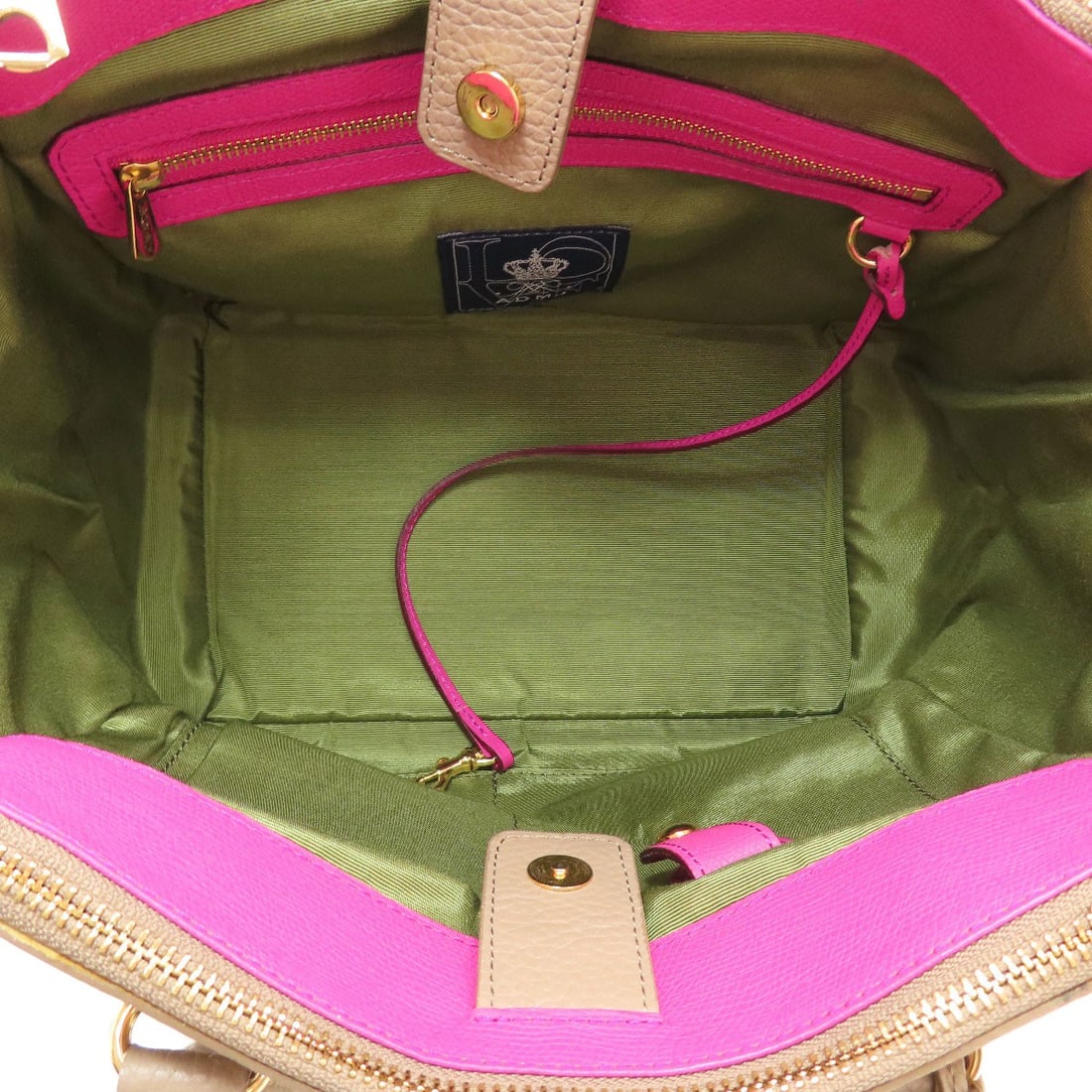 2Way Handbag Leather - 5