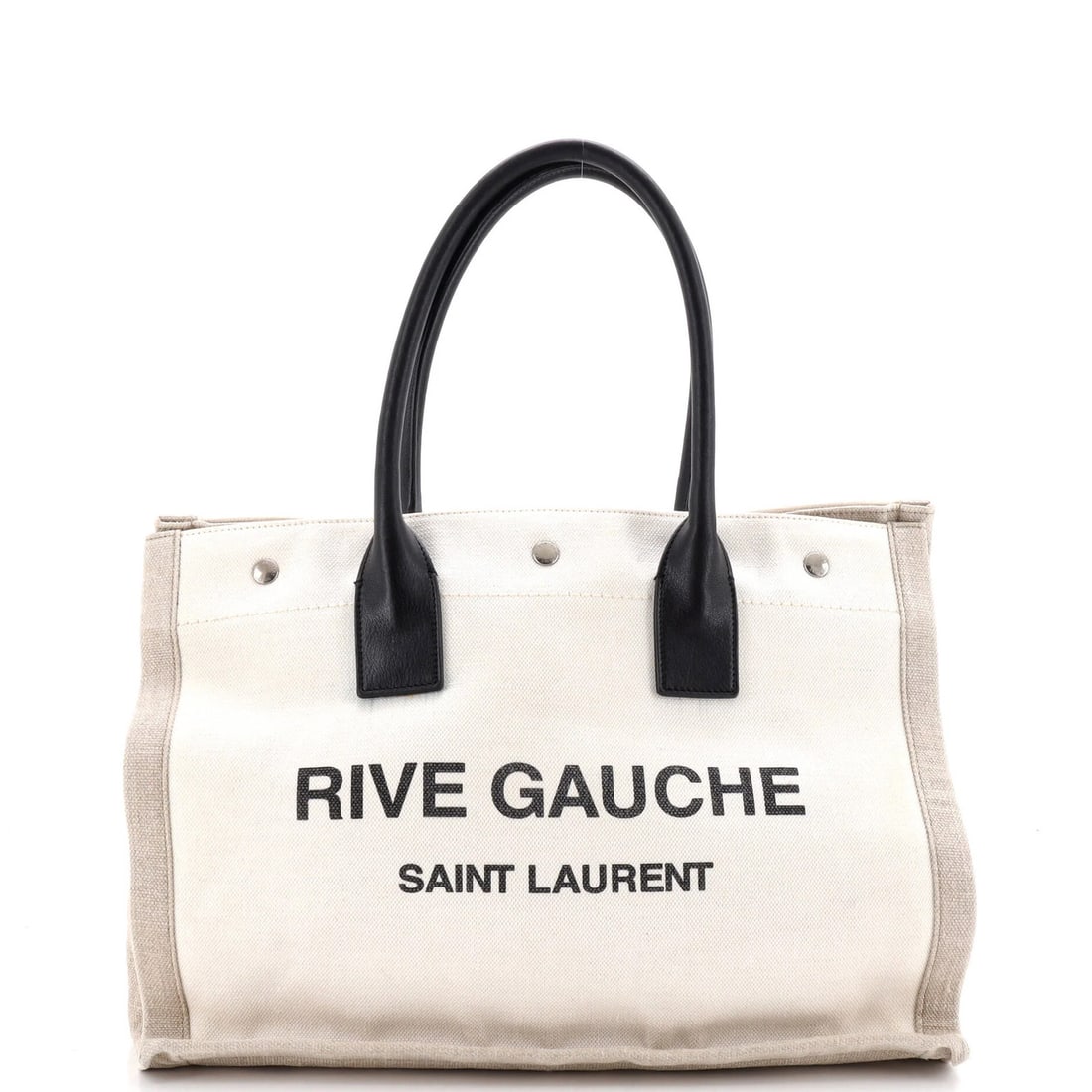 Laurent Rive Gauche Shopper Tote Small Canvas (1 of 6)