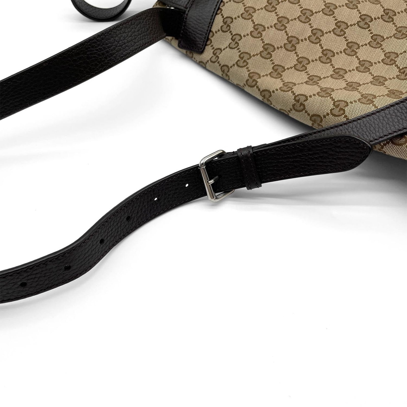 Canvas leather backpack Gucci - 14