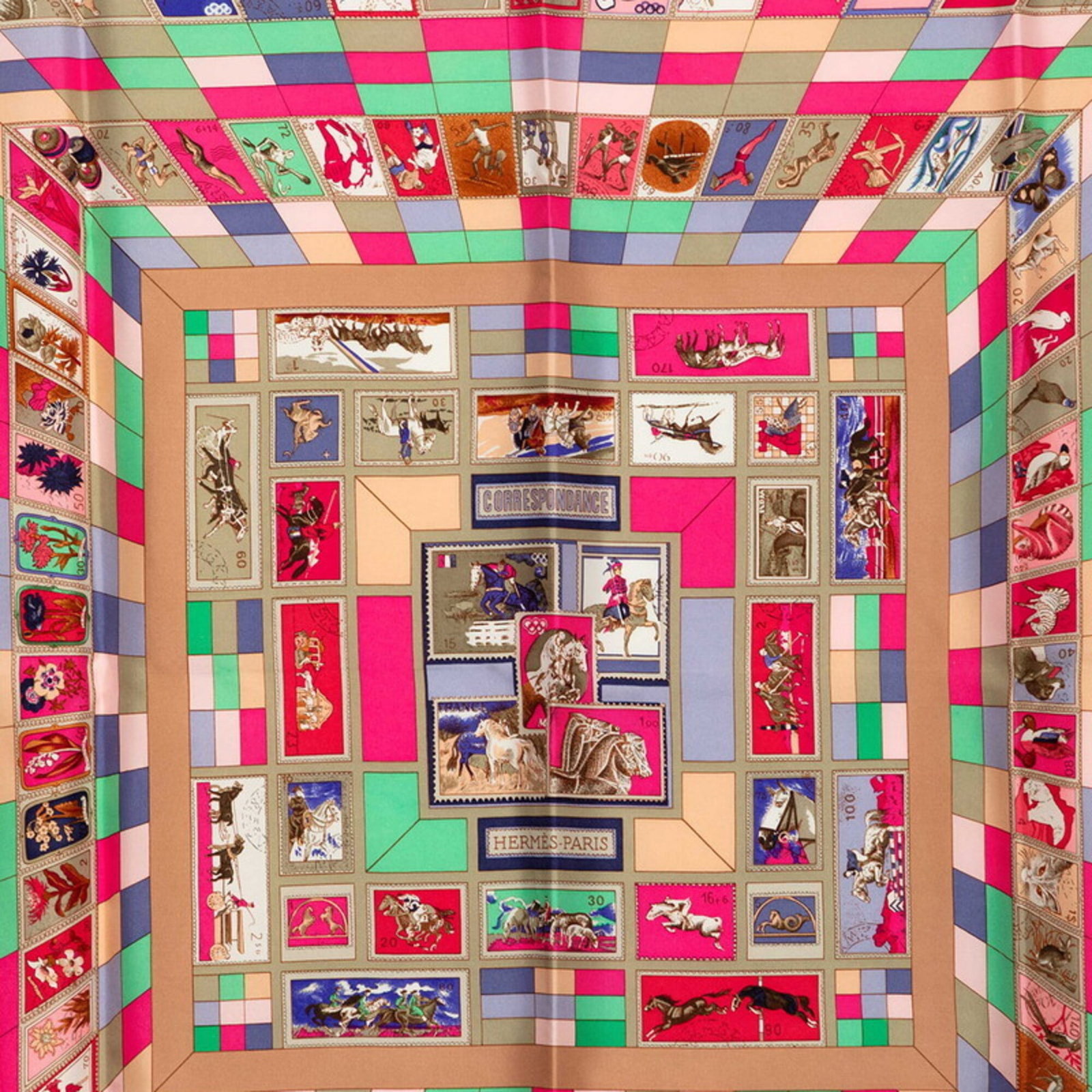 Silk Hermes Scarf - 3