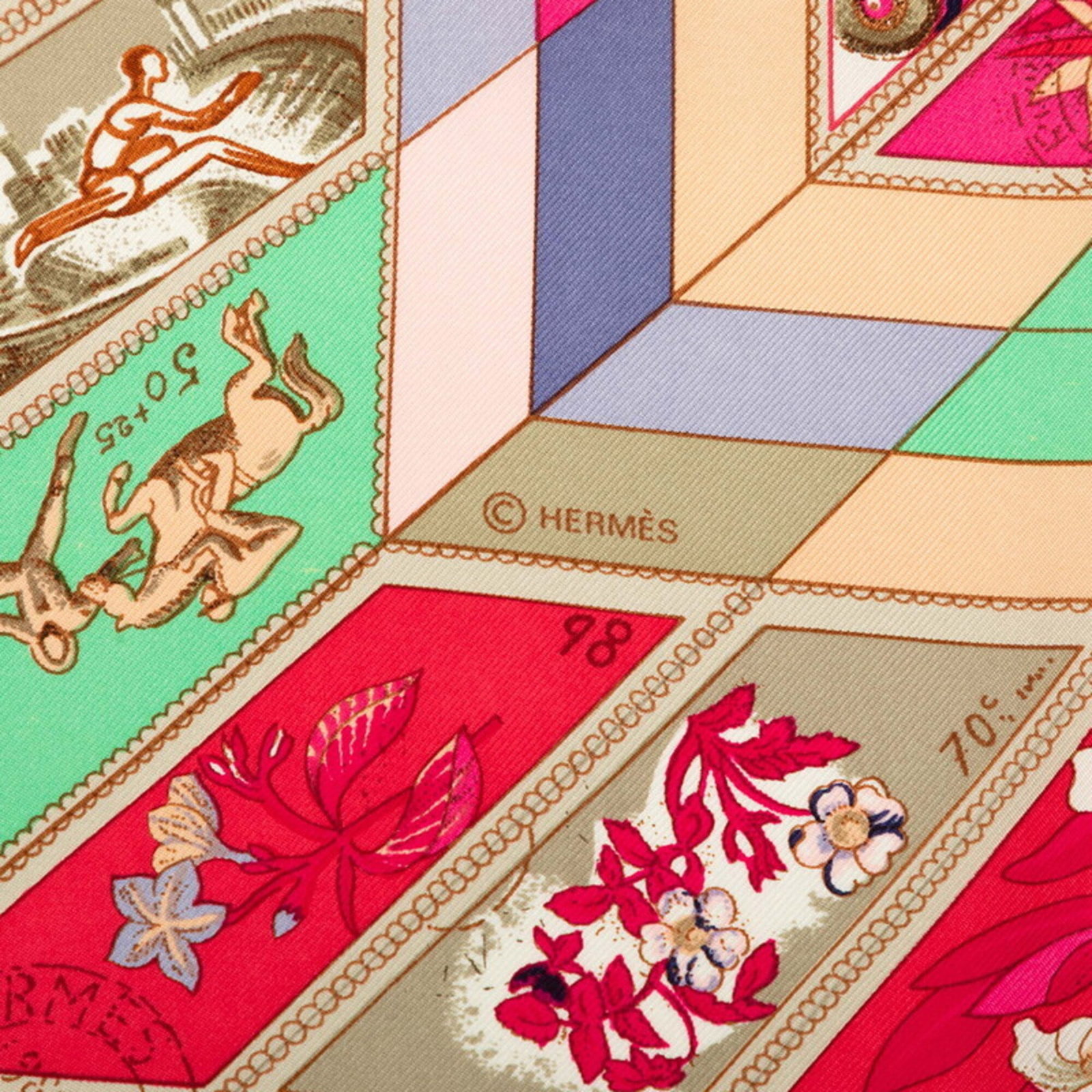 Silk Hermes Scarf - 8