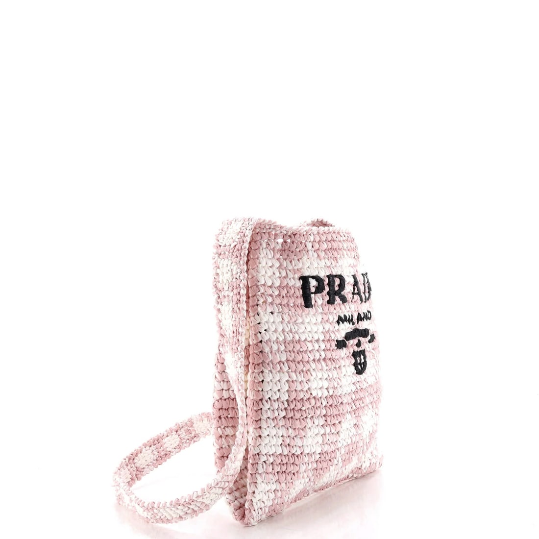 Messenger Bag Small Raffia Printed Prada - 2