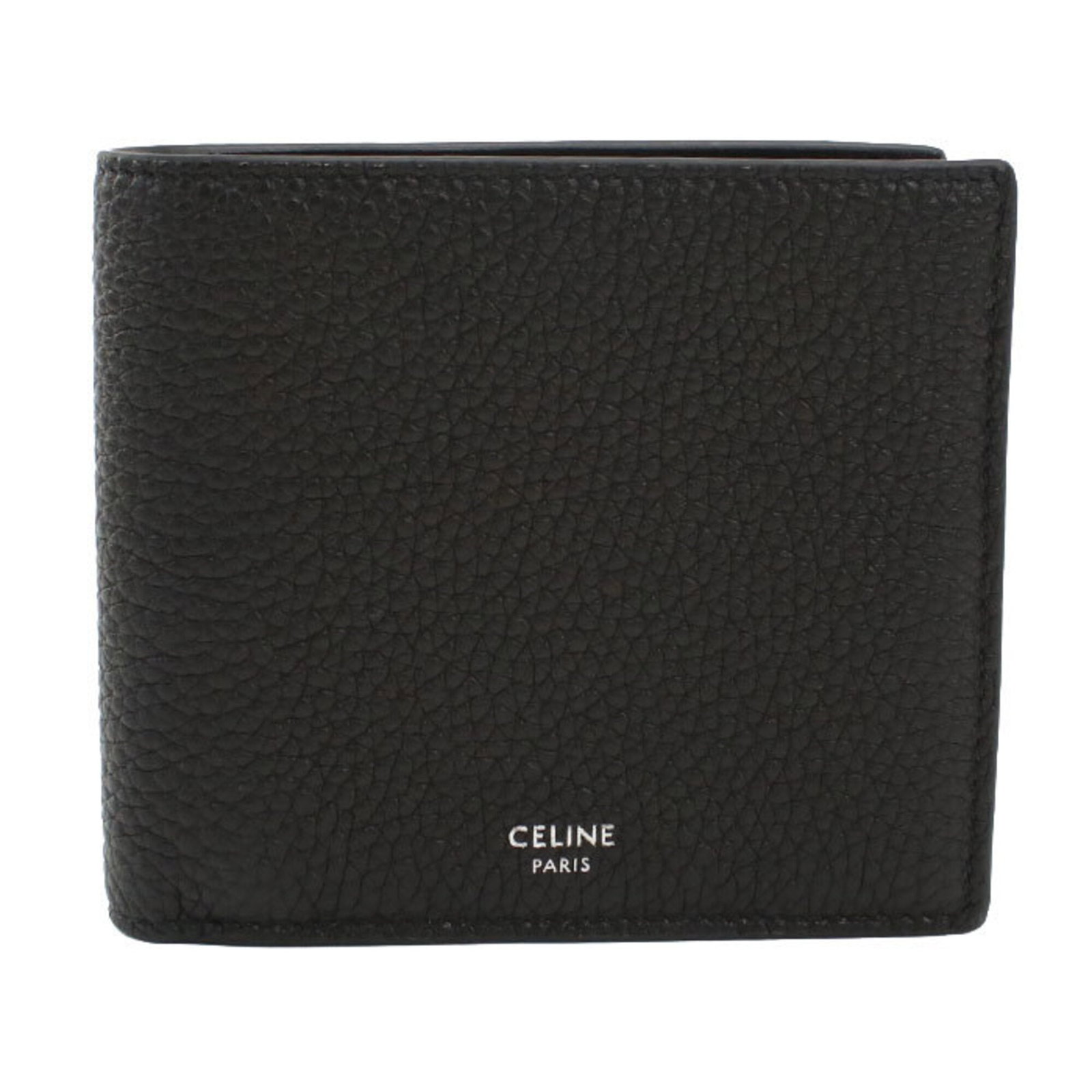 Celine Wallet (Bi-Fold) Leather: Celine Wallet (Bi-Fold) Leather Calfskin leather construction provides a rich, luxurious feel. The sleek bi-fold design makes it easy to carry essentials. A timeless black color adds a sophisticated t