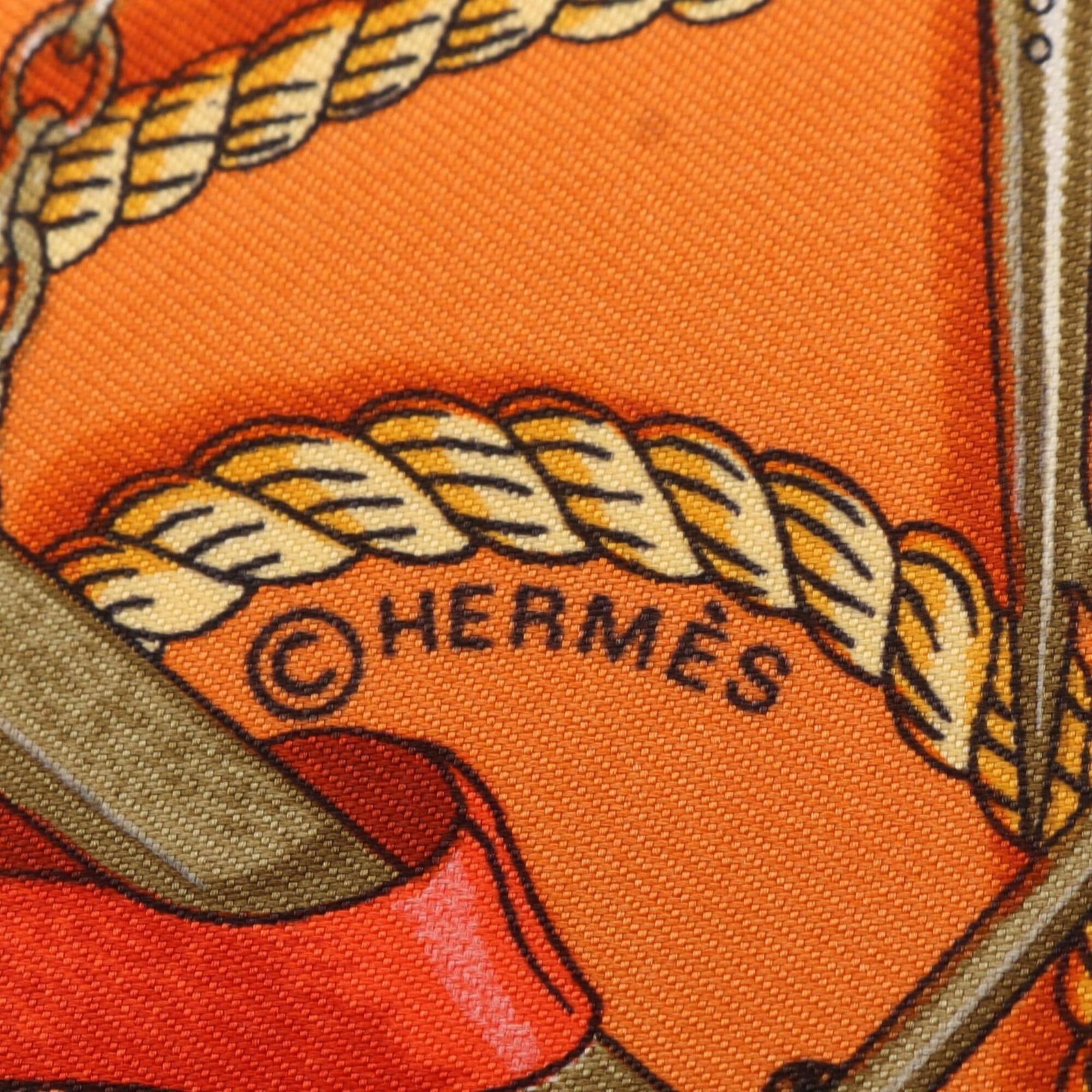 Silk Hermes Scarf - 2
