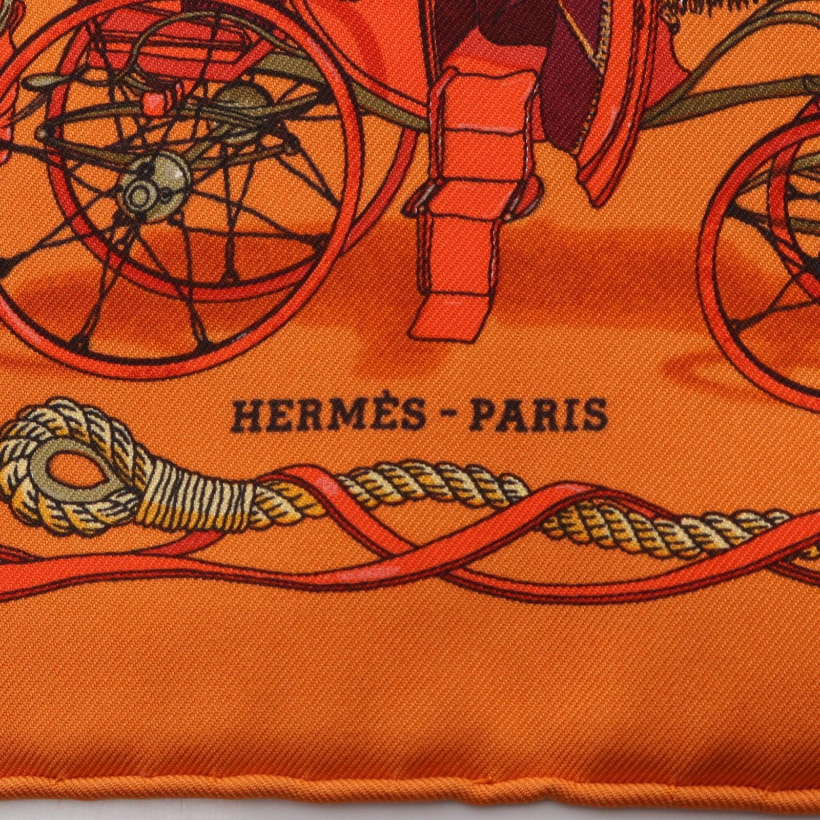 Silk Hermes Scarf - 4