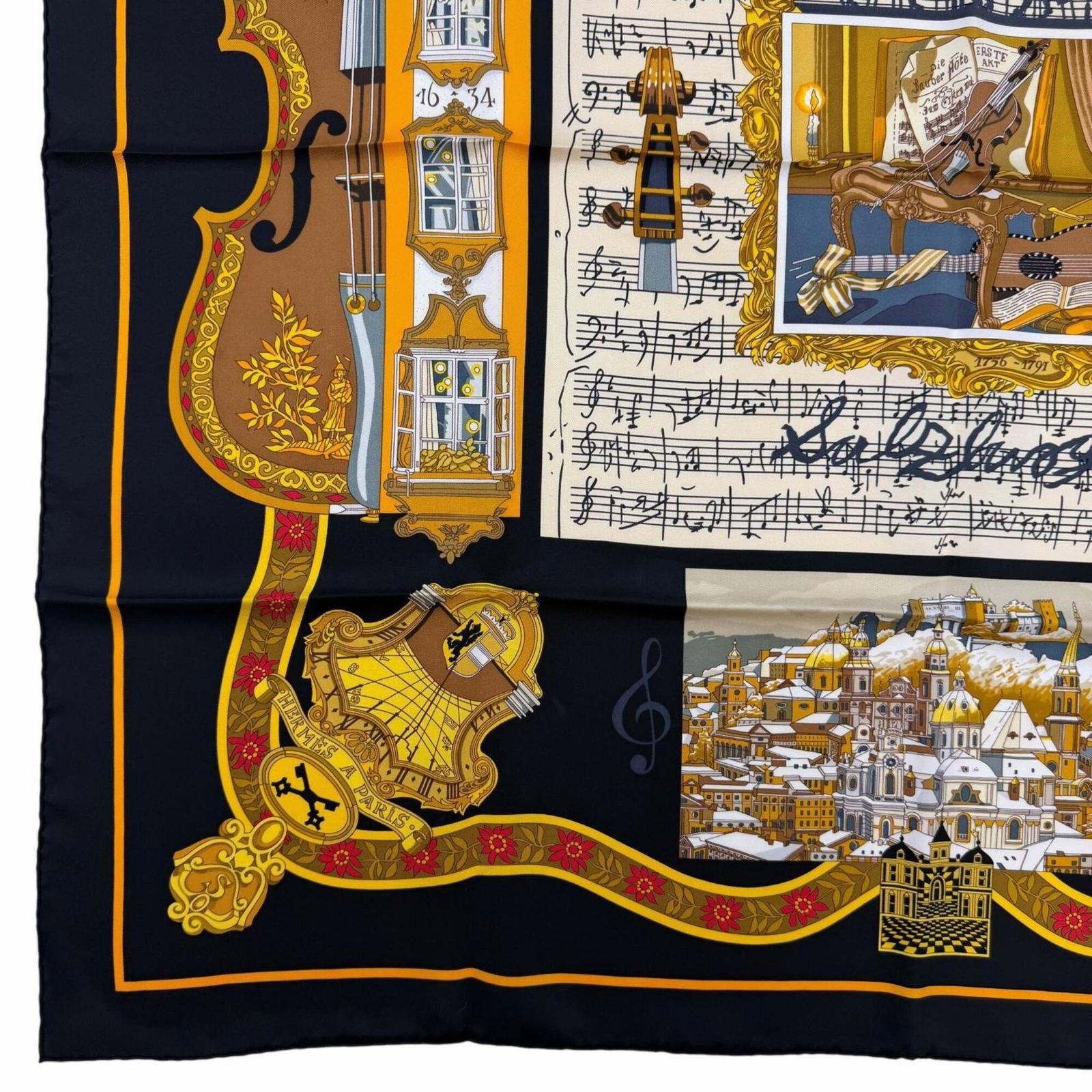 Silk Hermes Scarf - 6