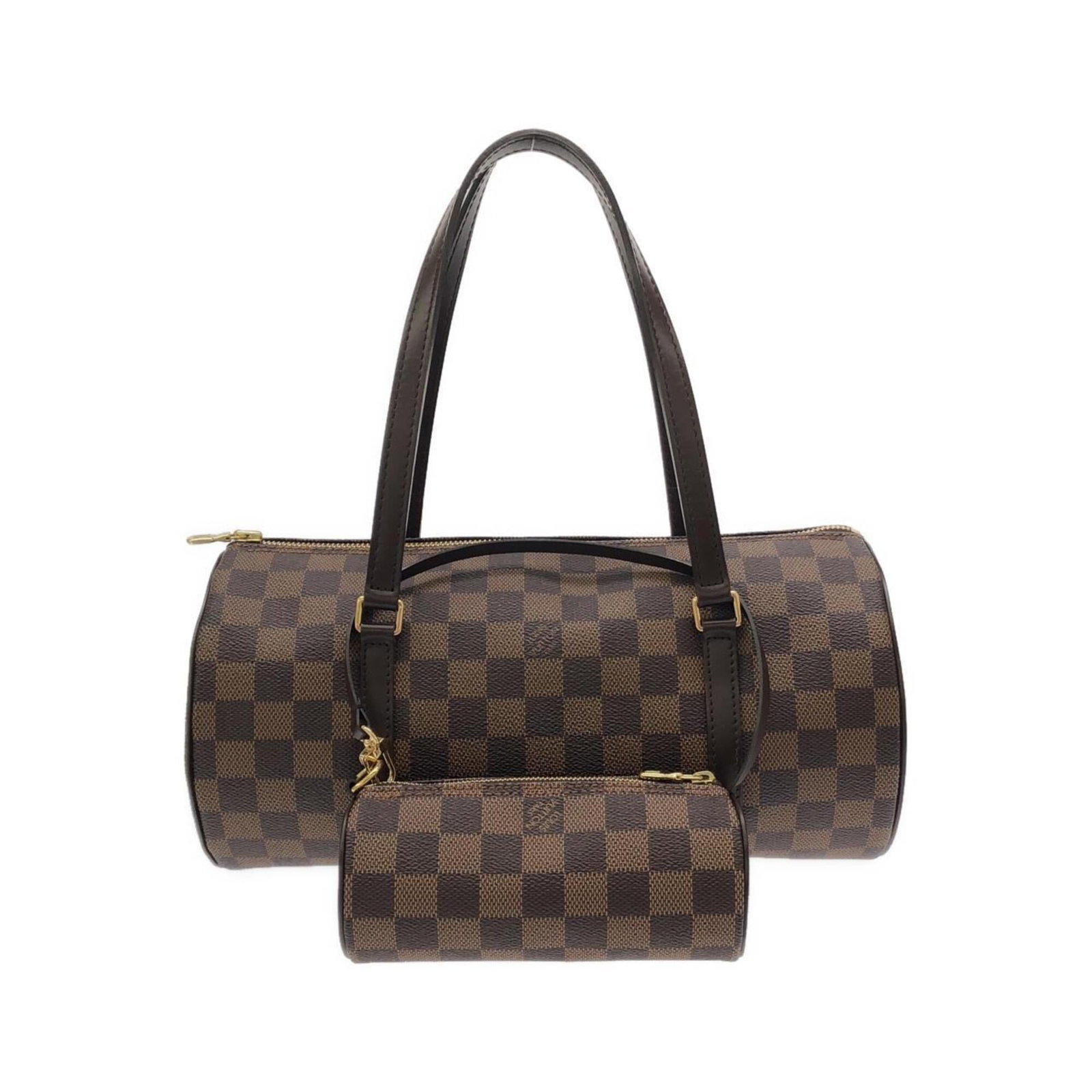 Canvas coated handbag pouch Louis Vuitton: Canvas coated handbag pouch Louis Vuitton Item Specifics: Brand: Louis Vuitton MPN: N51303 Type: Handbag, Pouch Material: Coated canvas Color: Ebene Hardware Color: Gold Gender: Men,Women Size
