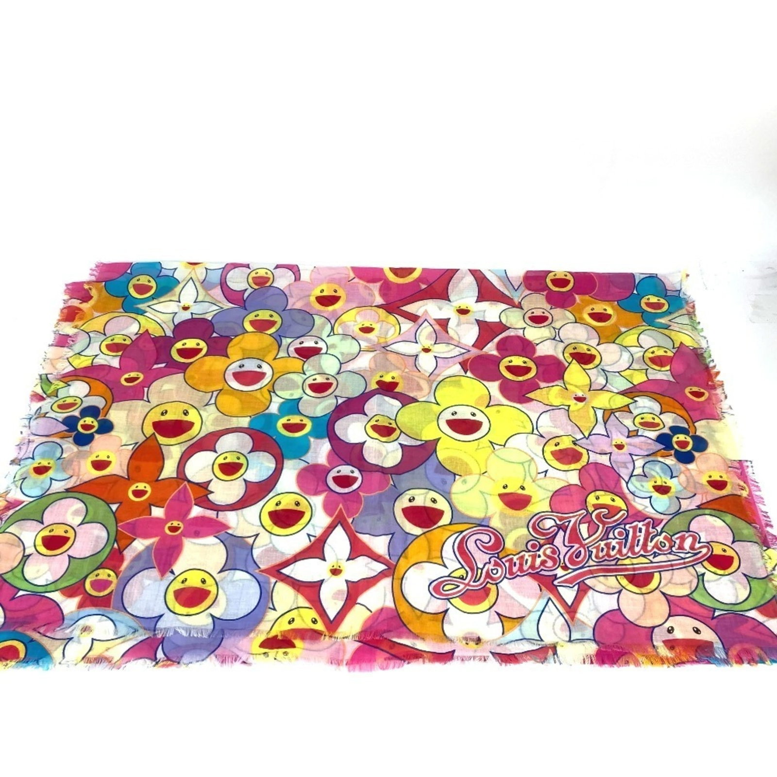 Louis Vuitton Cotton Stole: Louis Vuitton Cotton Stole Cotton Stole from Louis Vuitton, featuring a multi-color design, is a stylish accessory for women. Measuring 67.5cm x 26.57'', it is made from cotton and comes in a single s