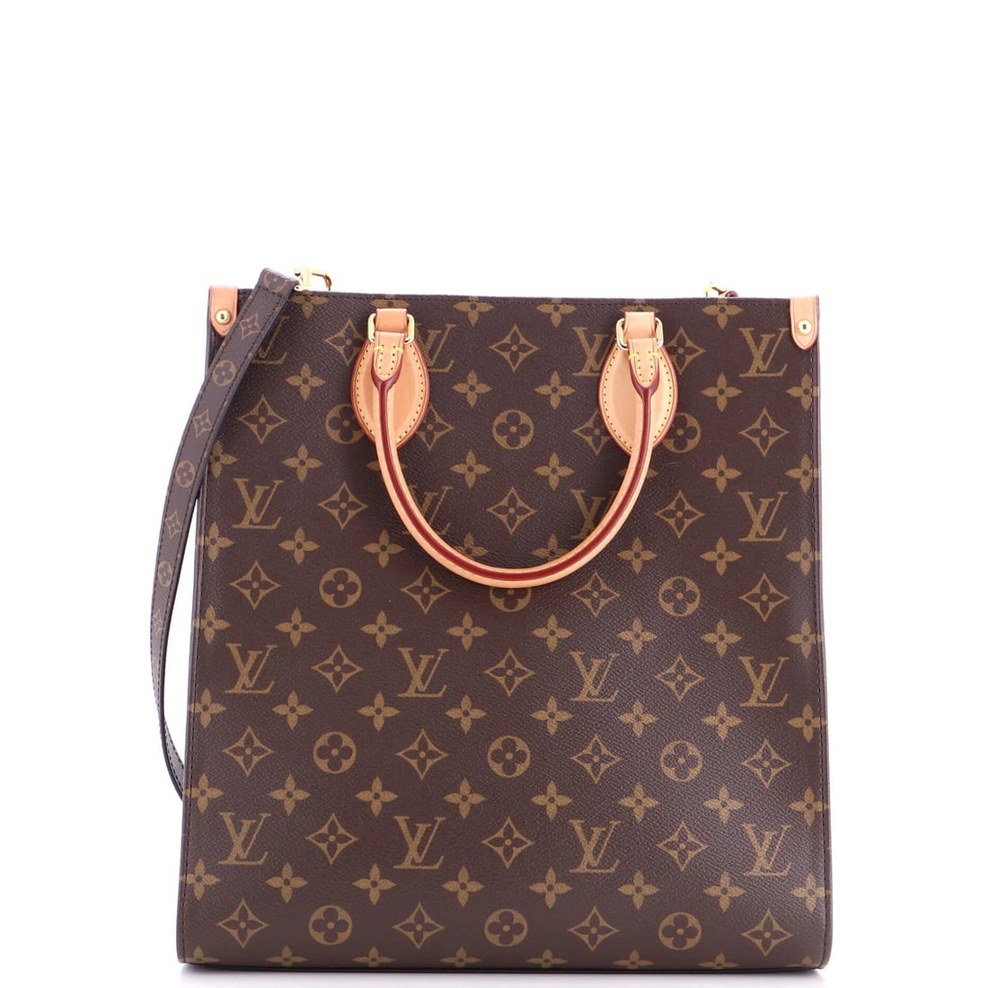 Sac Plat Canvas Monogram Louis Vuitton PM Bag: Sac Plat Canvas Monogram Louis Vuitton PM Bag Sac Plat Canvas Monogram Louis Vuitton PM Bag is a stylish shoulder bag with a classic design. Made from canvas-coated exterior and featuring a signature 
