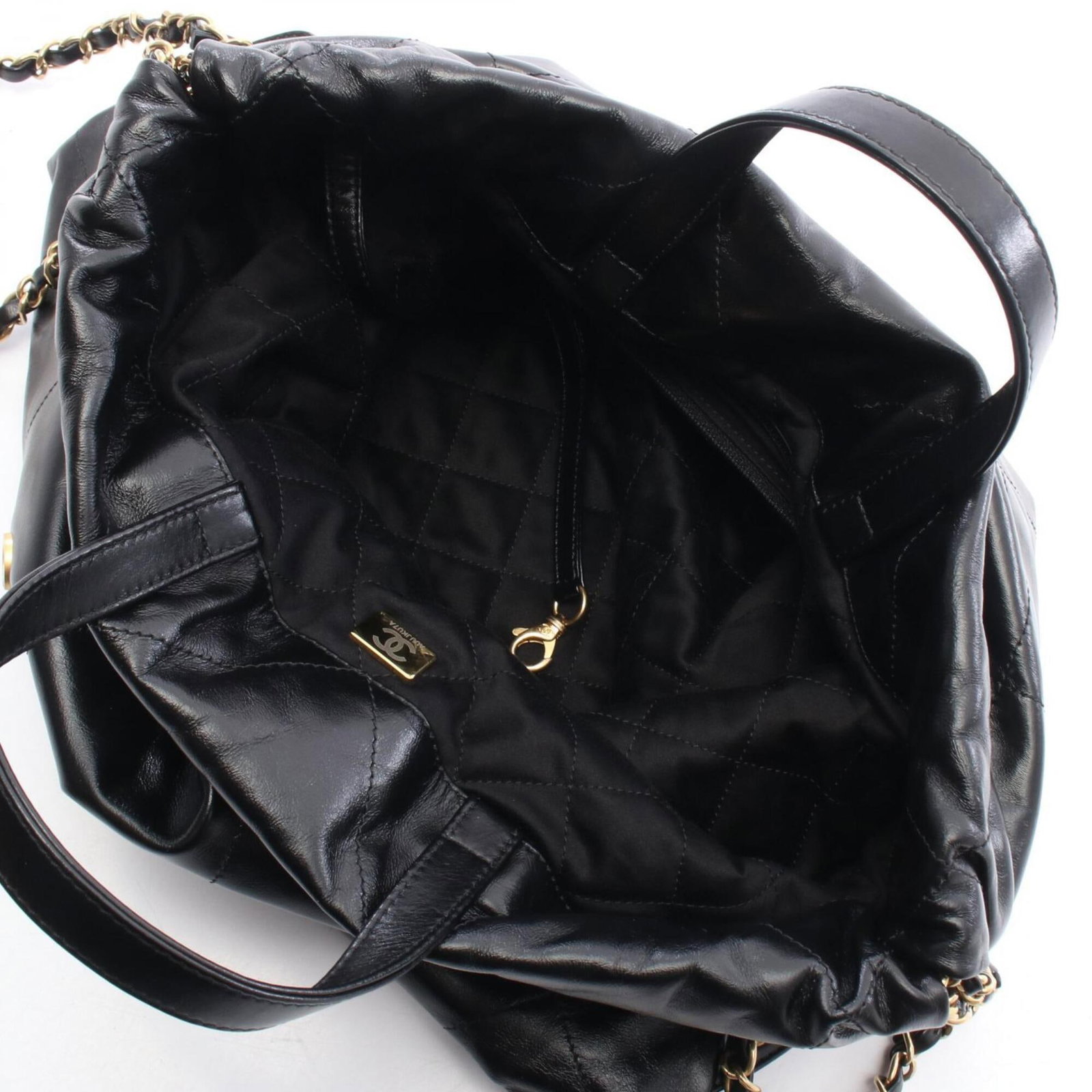 Leather Handbag Backpack Chanel - 3