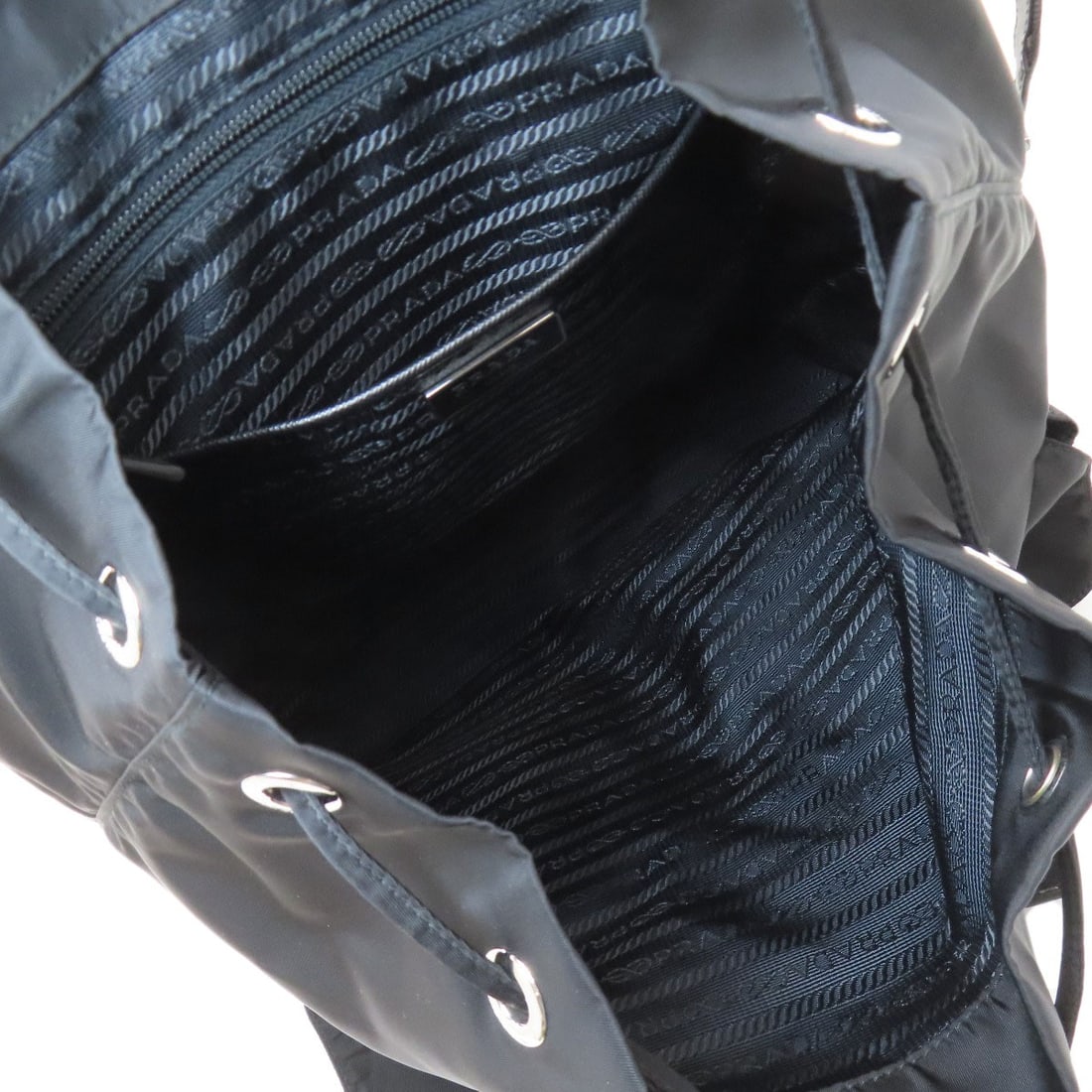 Backpack Nylon Prada Hardware Daypack Logo - 5