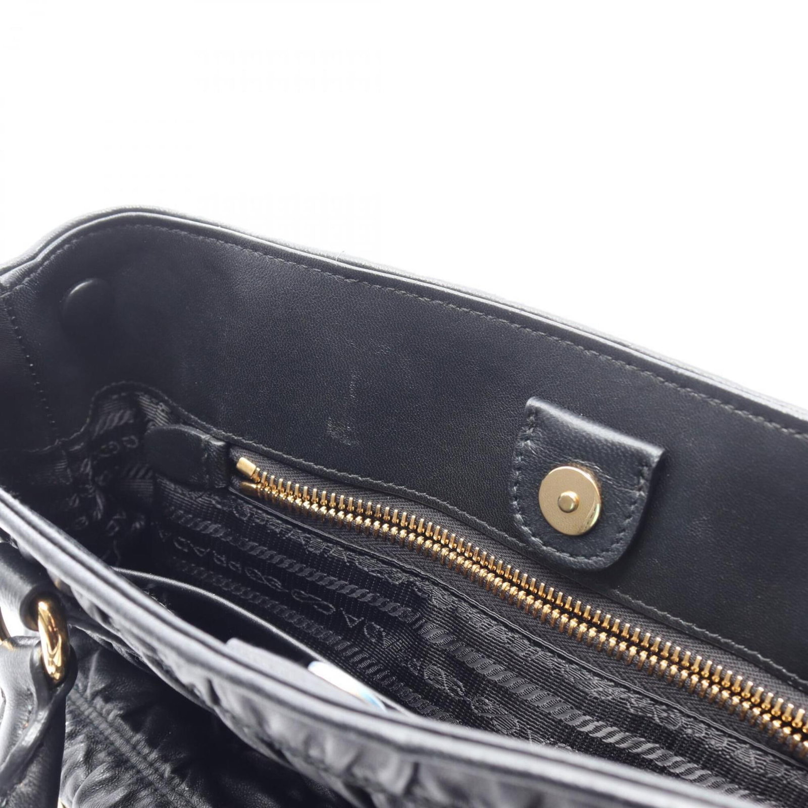 Handbag Leather Prada - 6