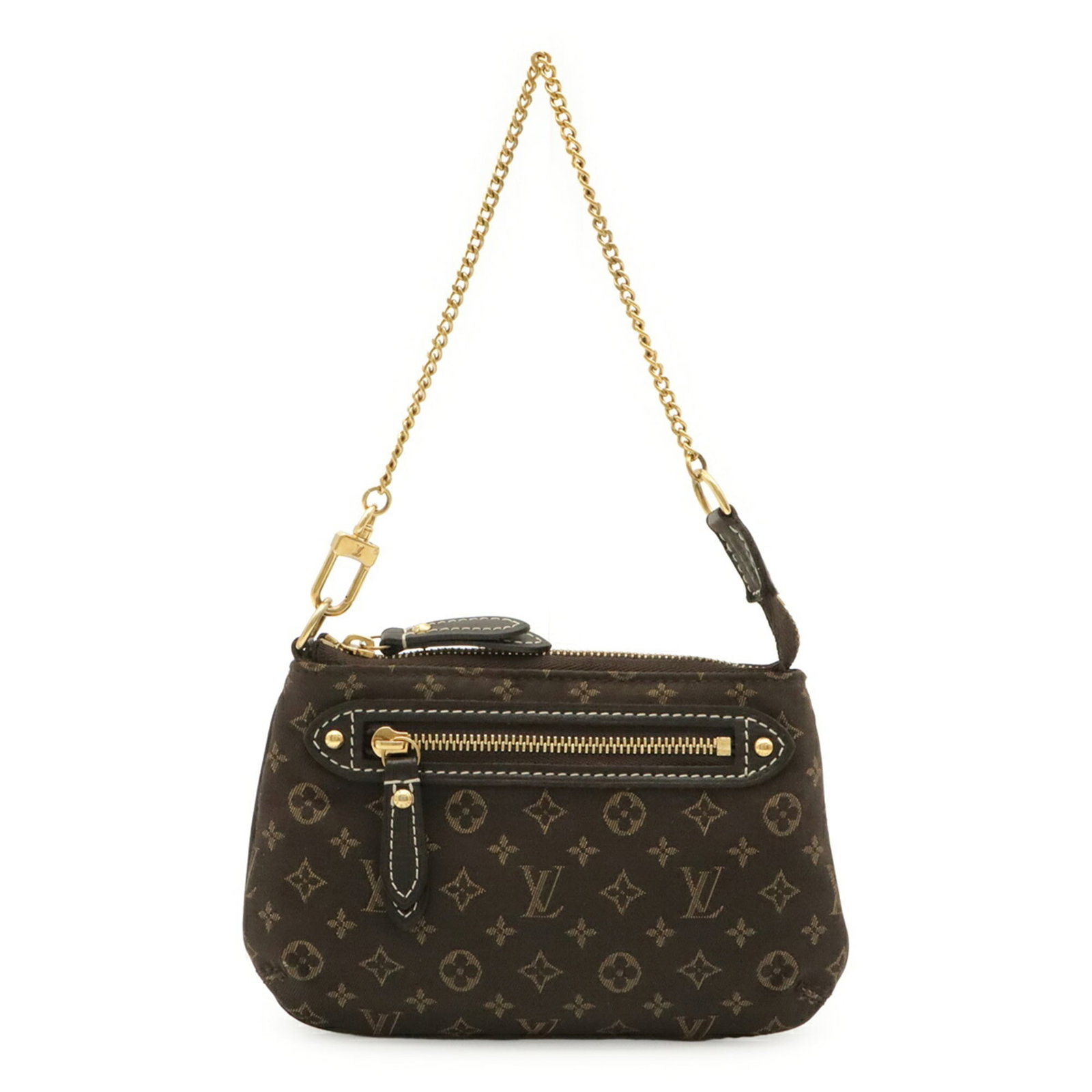 Canvas Louis Vuitton Pochette Handbag Pouch: Canvas Louis Vuitton Pochette Handbag Pouch Canvas Louis Vuitton Pochette Handbag Pouch in Brown Ebene features a classic design with clean lines and a timeless look. Made from canvas material, this