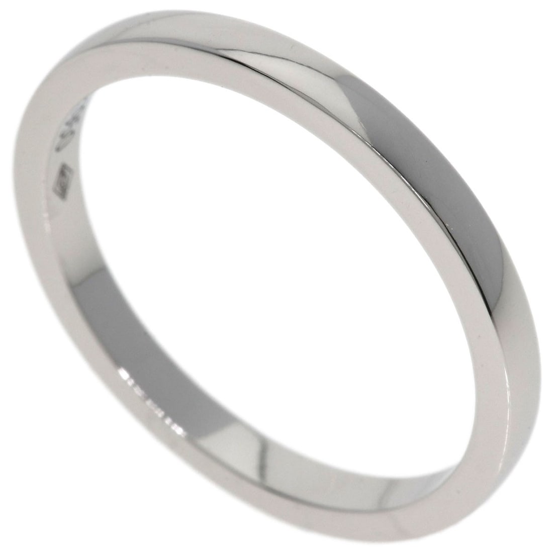 Cartier Band Ring #55 Ring Platinum Pt950: Cartier Band Ring #55 Ring Platinum Pt950 Platinum Pt950 Cartier Band Ring #55 features a sleek silver design with an open ring closure, making it a versatile accessory for everyday wear. This Cartier