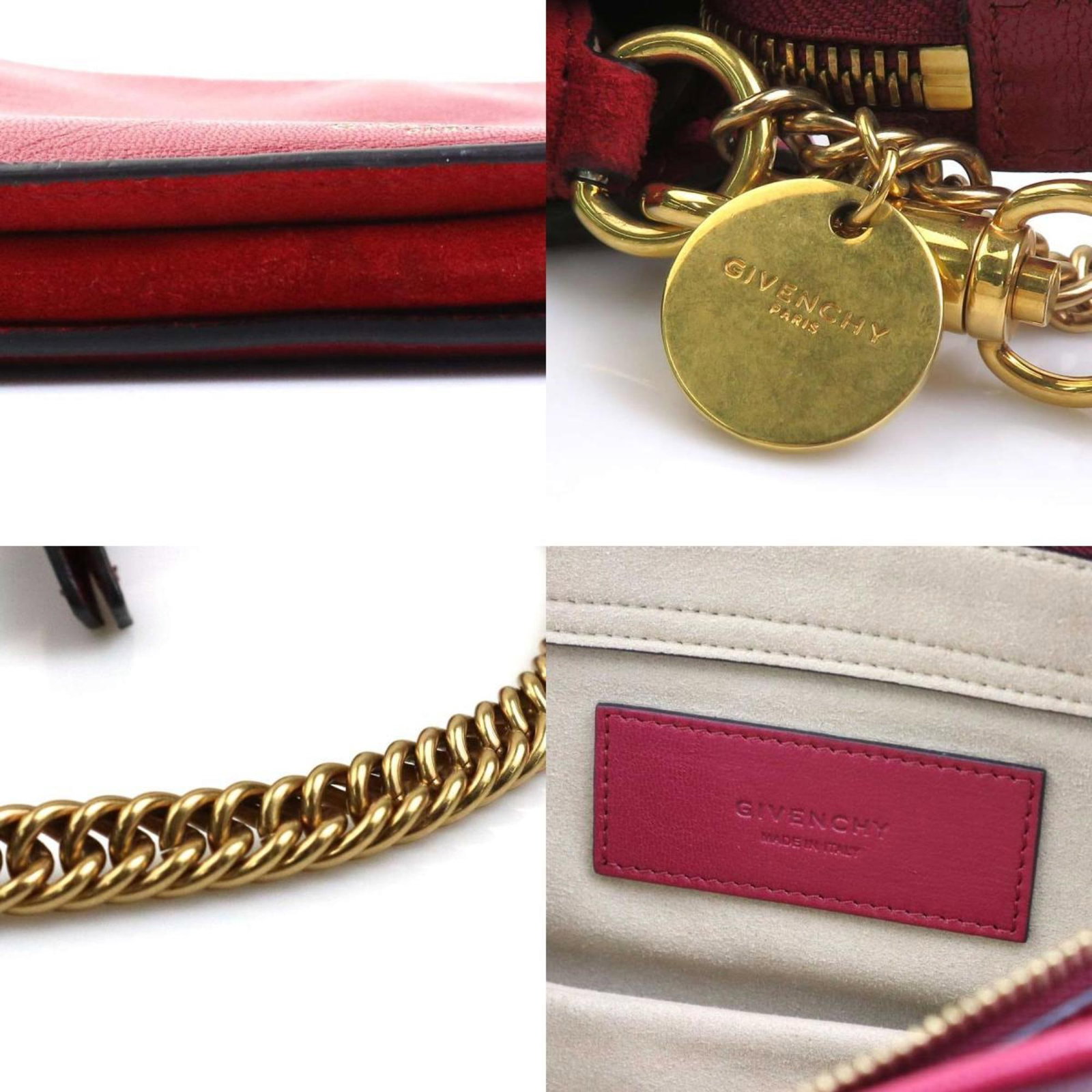 Leather Suede Bag Shoulder Givenchy - 5