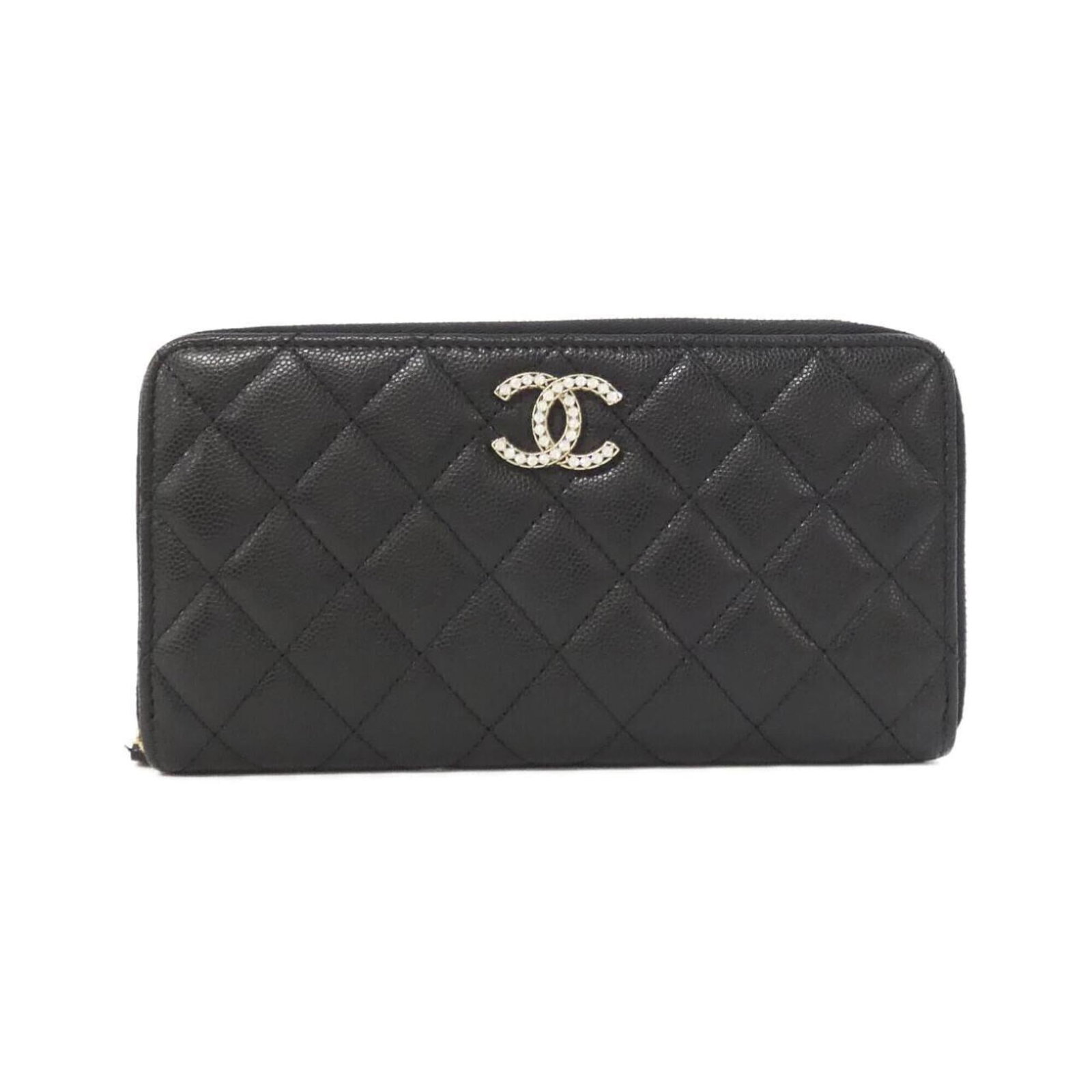 Chanel Long Wallet (Bi-Fold) Grained Calfskin: Chanel Long Wallet (Bi-Fold) Grained Calfskin The Chanel MPN AP4555 Long Wallet is a sleek and sophisticated accessory, crafted from high-quality Grained Calfskin. Its classic bi-fold design and
