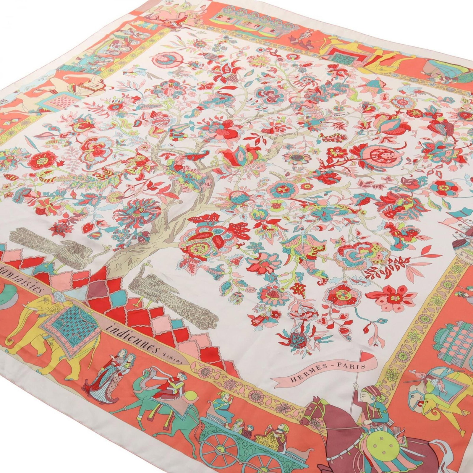Silk Hermes Scarf - 2