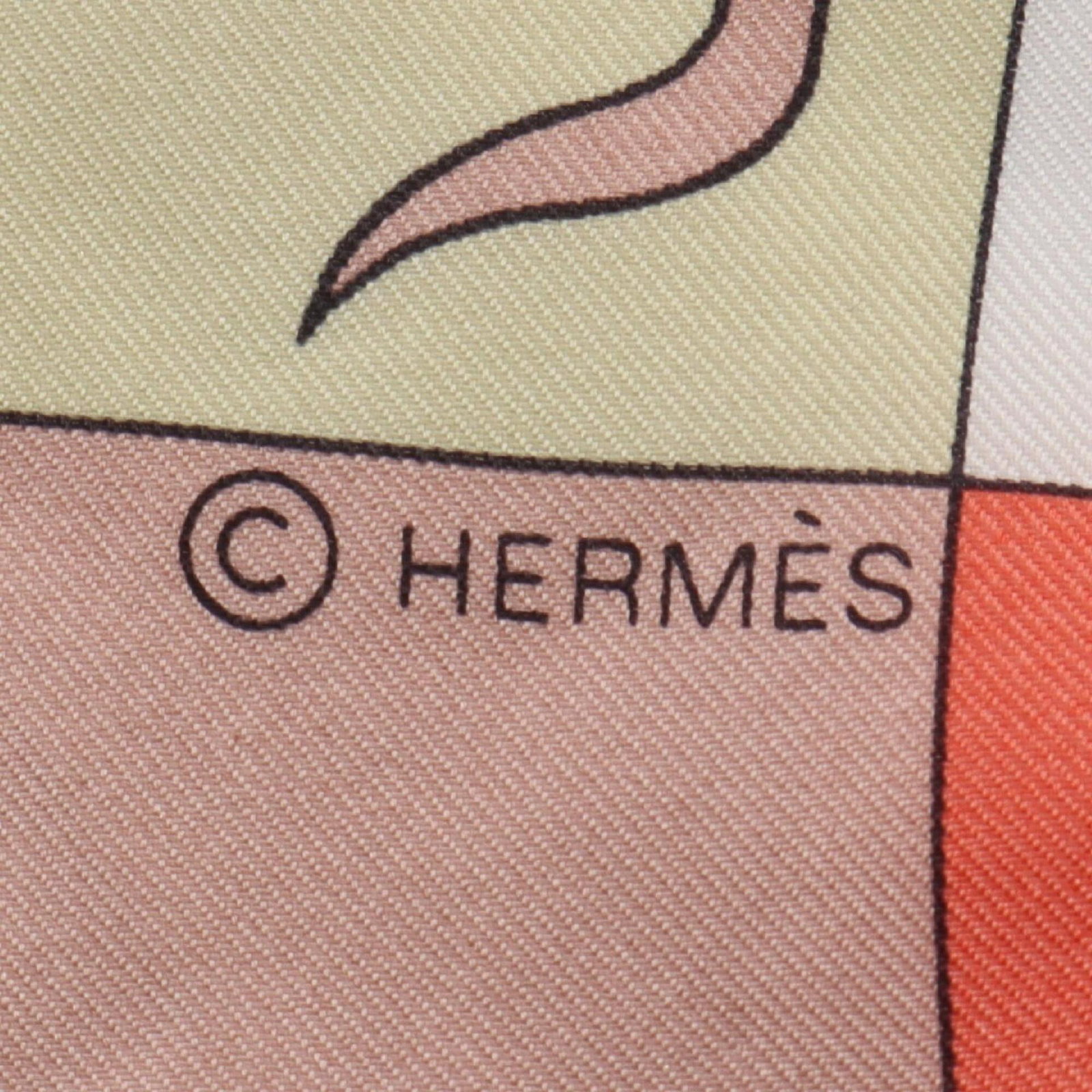 Silk Hermes Scarf - 3