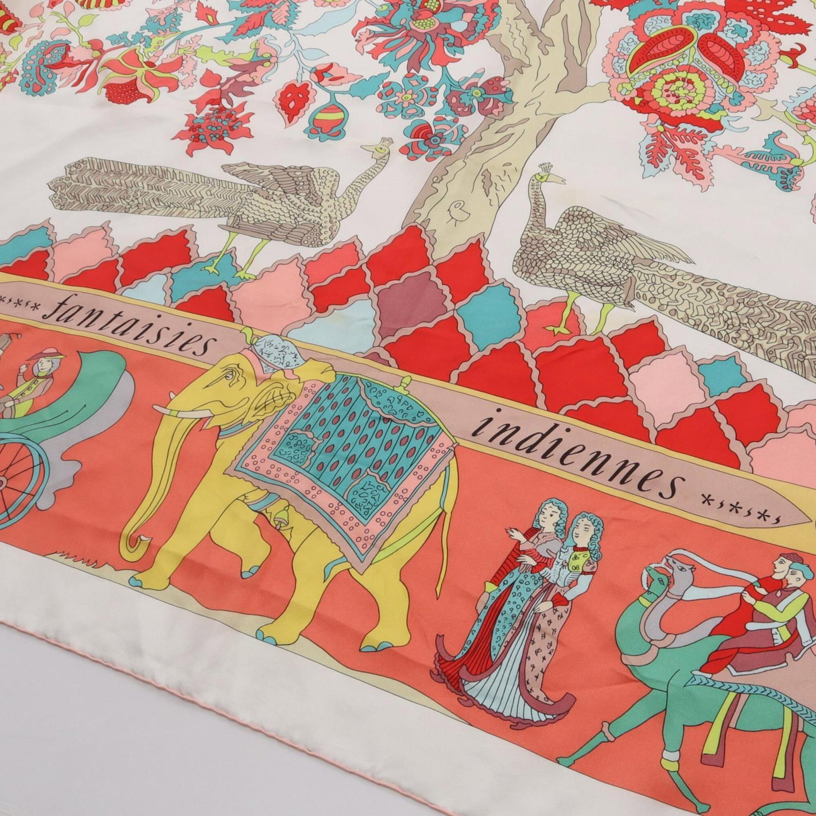 Silk Hermes Scarf - 6