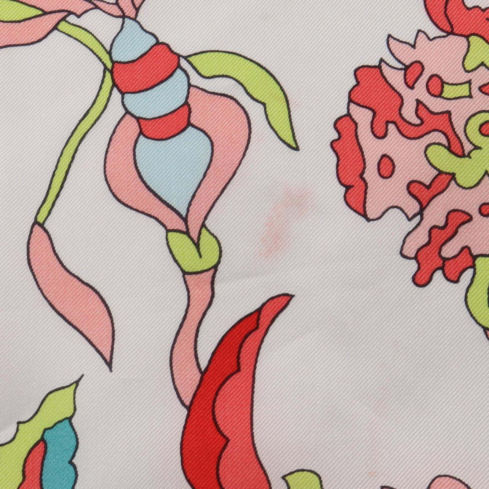 Silk Hermes Scarf - 8