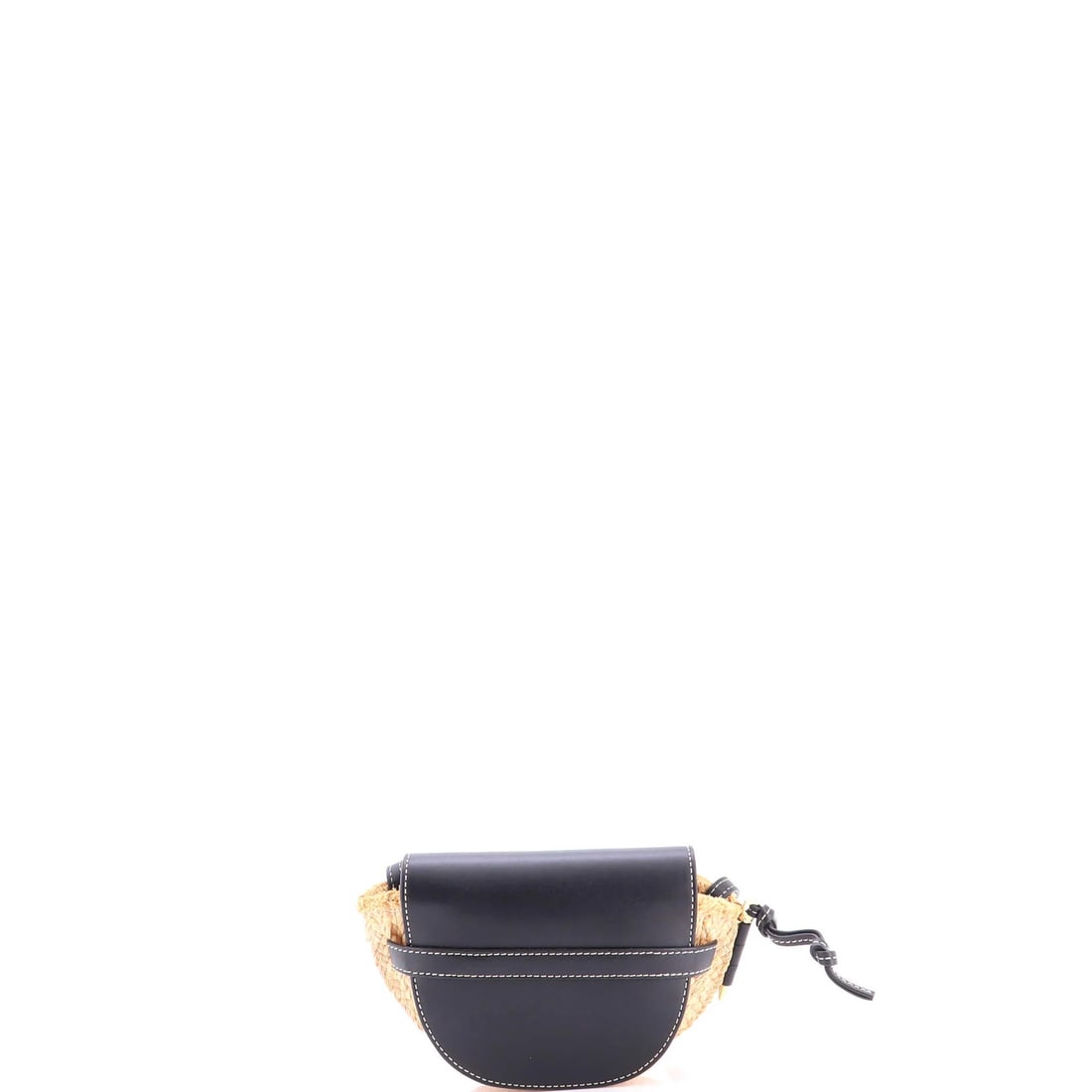 Gate Leather Shoulder Leather Mini Raffia - 3