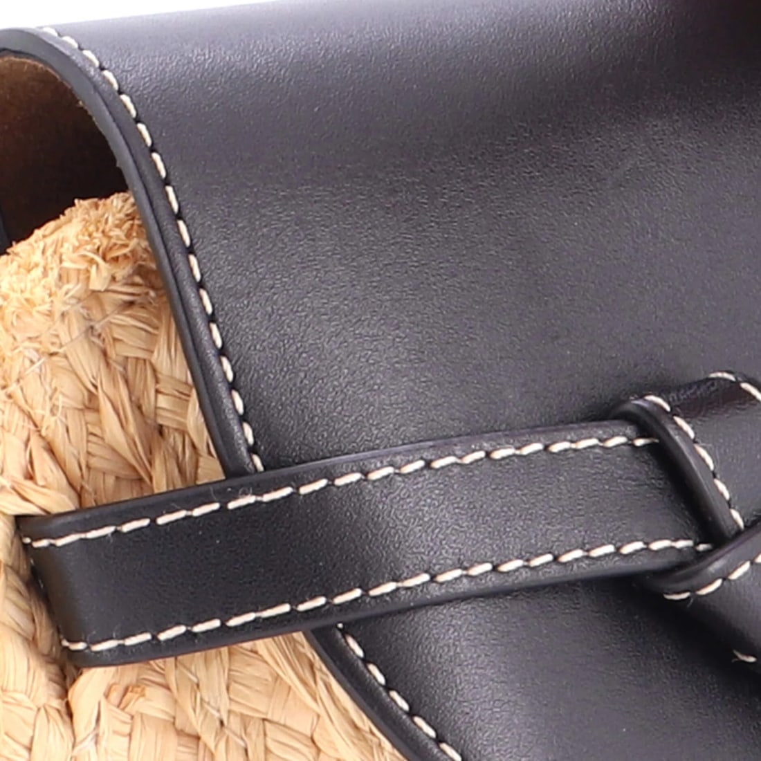 Gate Leather Shoulder Leather Mini Raffia - 6
