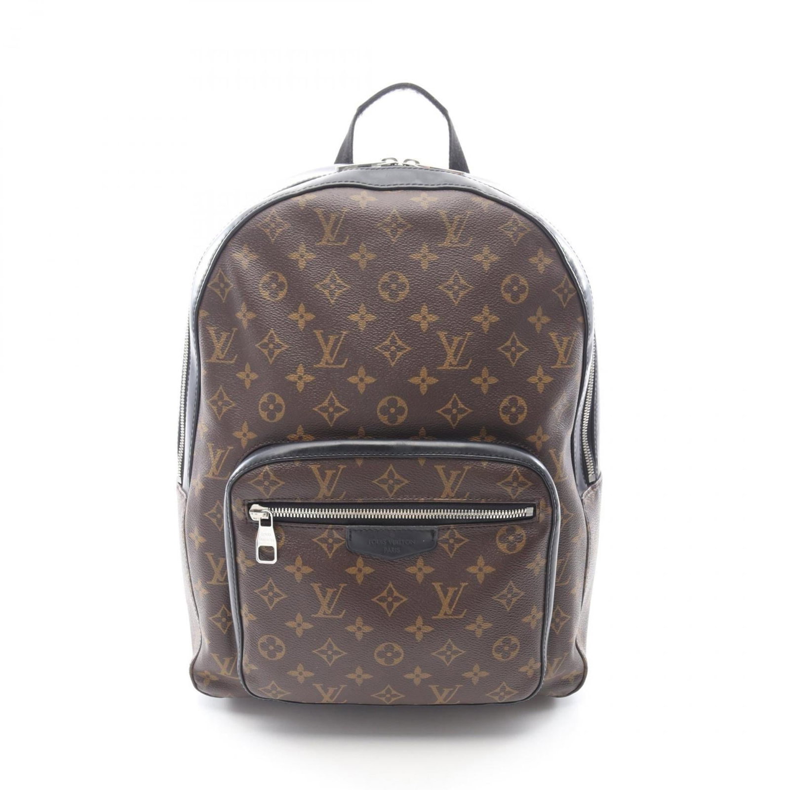 Canvas Leather Backpack Coated Louis Vuitton: Canvas Leather Backpack Coated Louis Vuitton Coated canvas and leather make up this Louis Vuitton backpack, available in black, brown, and monogram Macassar. The M41530 model features a distinctive de