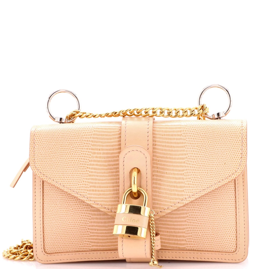 Crocodile Leather Lizard Small Embossed Bag Shoulder: Crocodile Leather Lizard Small Embossed Bag Shoulder Small, stylish shoulder bag made from high-quality crocodile leather, featuring an embossed lizard design on the exterior. The bag's exterior is a 