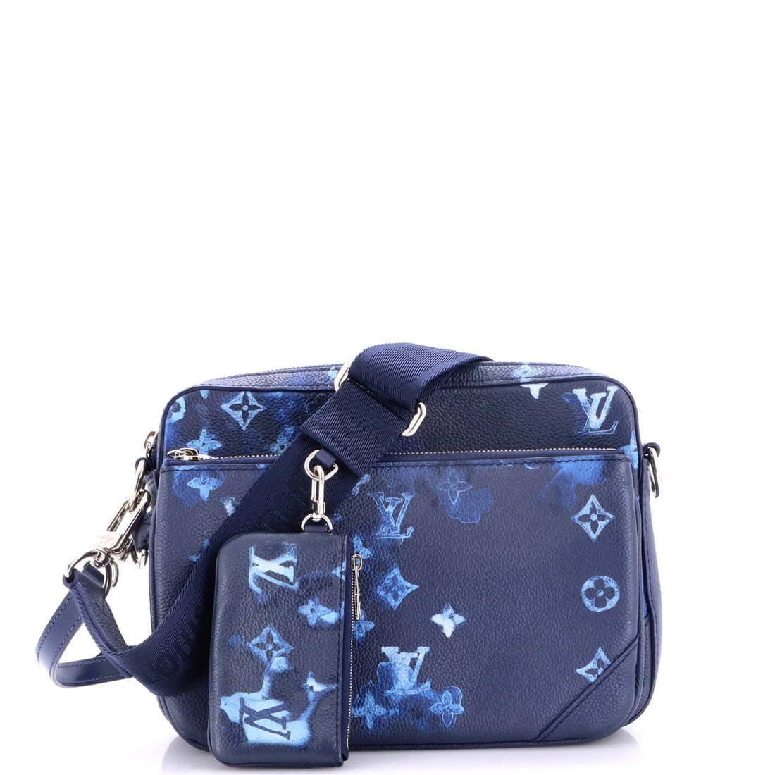 Louis Vuitton Trio Messenger Bag Limited Edition Monogram Ink Watercolor Leather: Louis Vuitton Trio Messenger Bag Limited Edition Monogram Ink Watercolor Leather The Louis Vuitton Trio Messenger Bag Limited Edition Monogram Ink Watercolor Leather is a unique and stylish