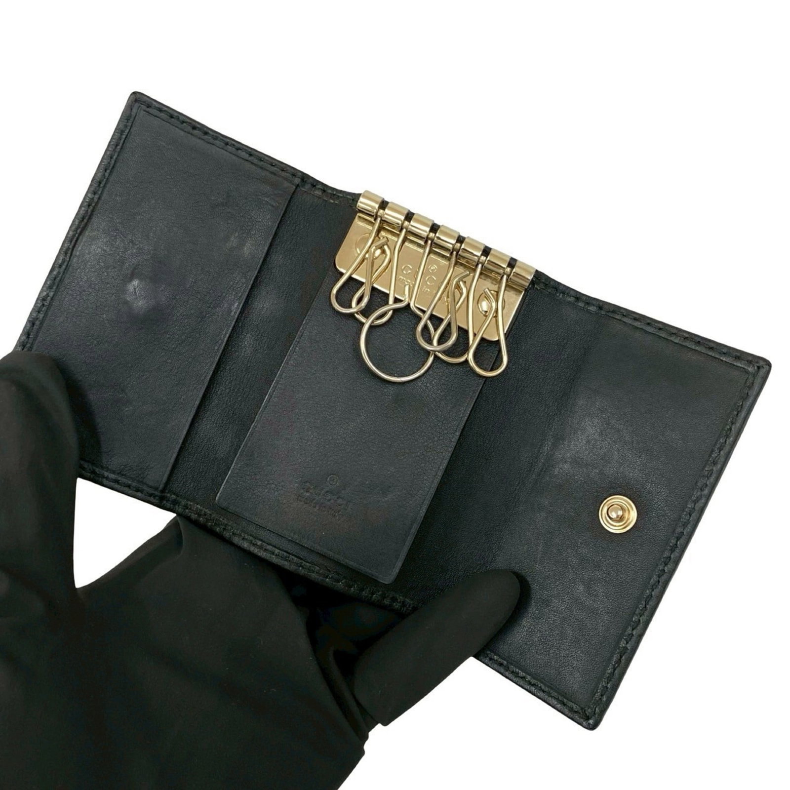 Keycase Leather Gucci - 7