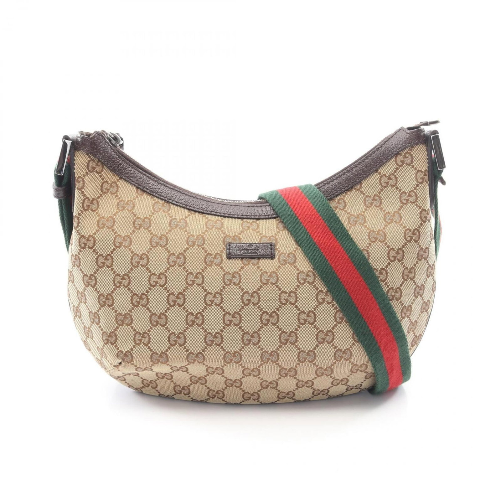 Shoulder Bag Gg Canvas Leather Handbag Gucci: Shoulder Bag Gg Canvas Leather Handbag Gucci GG canvas and leather combine in this iconic Gucci shoulder bag, boasting a timeless beige and brown color scheme. The bag's dimensions are 20cm x 28cm x