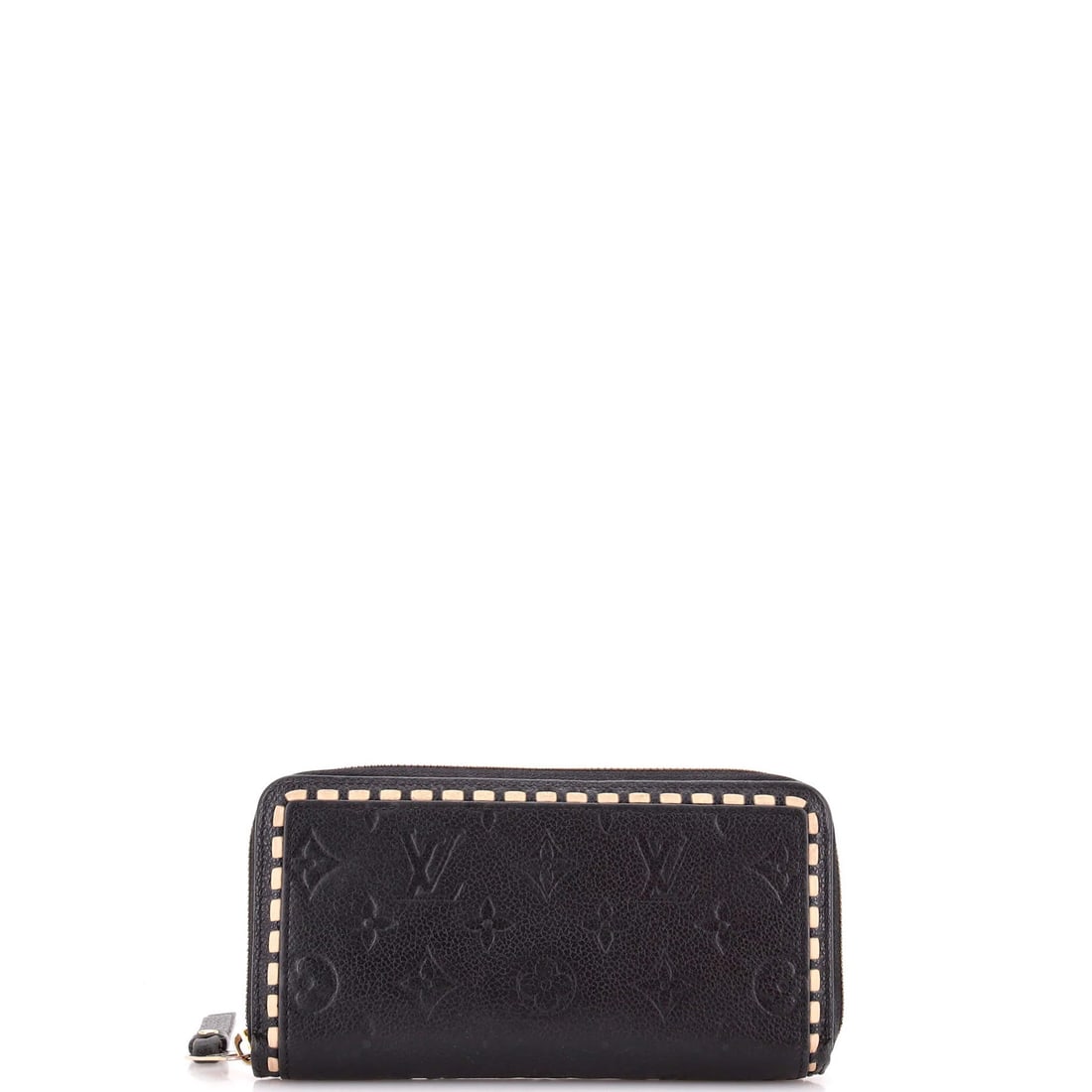Louis Vuitton Zippy Wallet Whipstitch Monogram Empreinte Leather: Louis Vuitton Zippy Wallet Whipstitch Monogram Empreinte Leather Black Louis Vuitton Zippy Wallet Whipstitch Monogram Empreinte Leather features a classic whipstitch design and iconic monogram