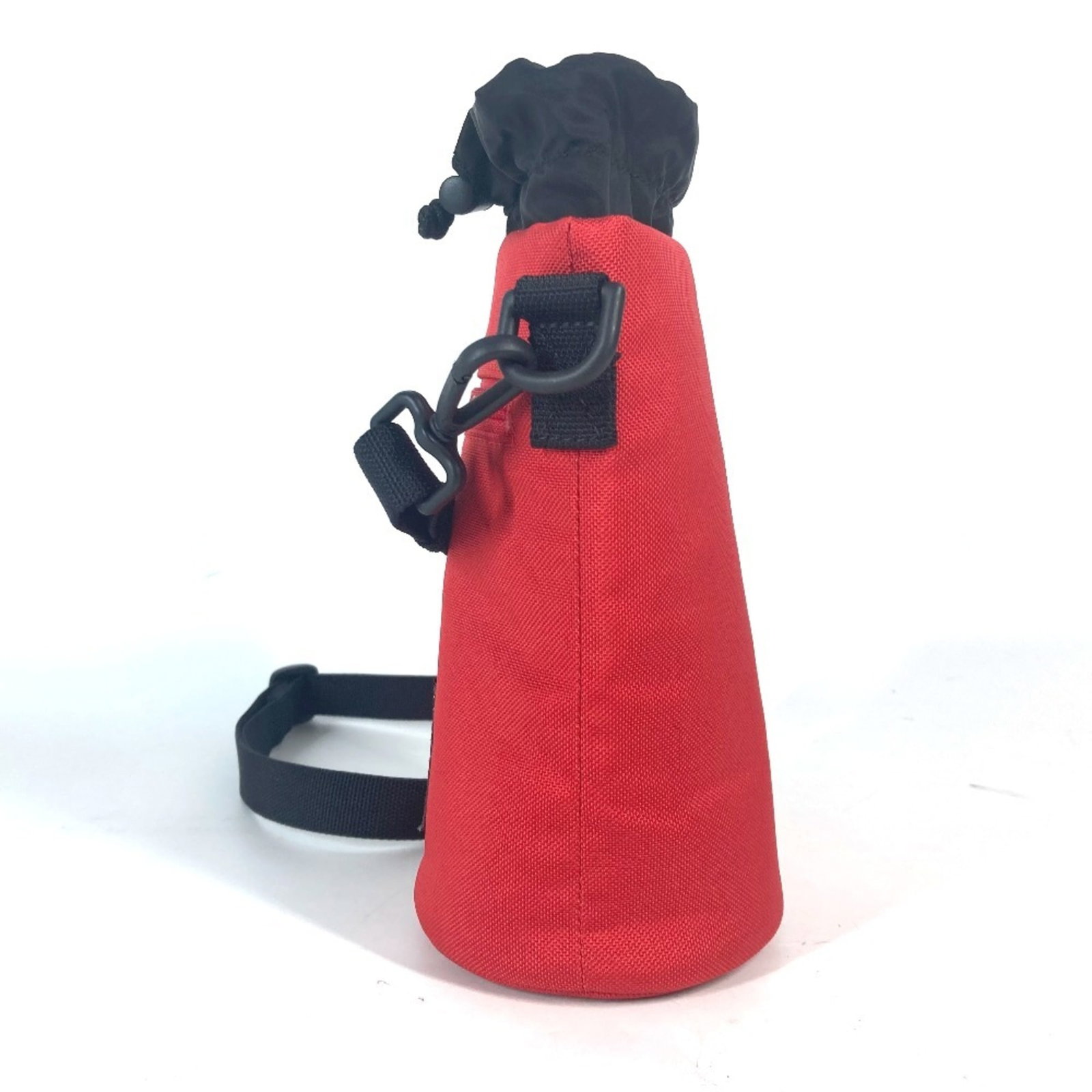 Shoulder Bag Nylon Pochette Balenciaga: Shoulder Bag Nylon Pochette Balenciaga Black and red Balenciaga nylon pochette with a sleek, modern design. Made from durable nylon canvas, this shoulder bag measures 17cm x 9.5cm. A stylish