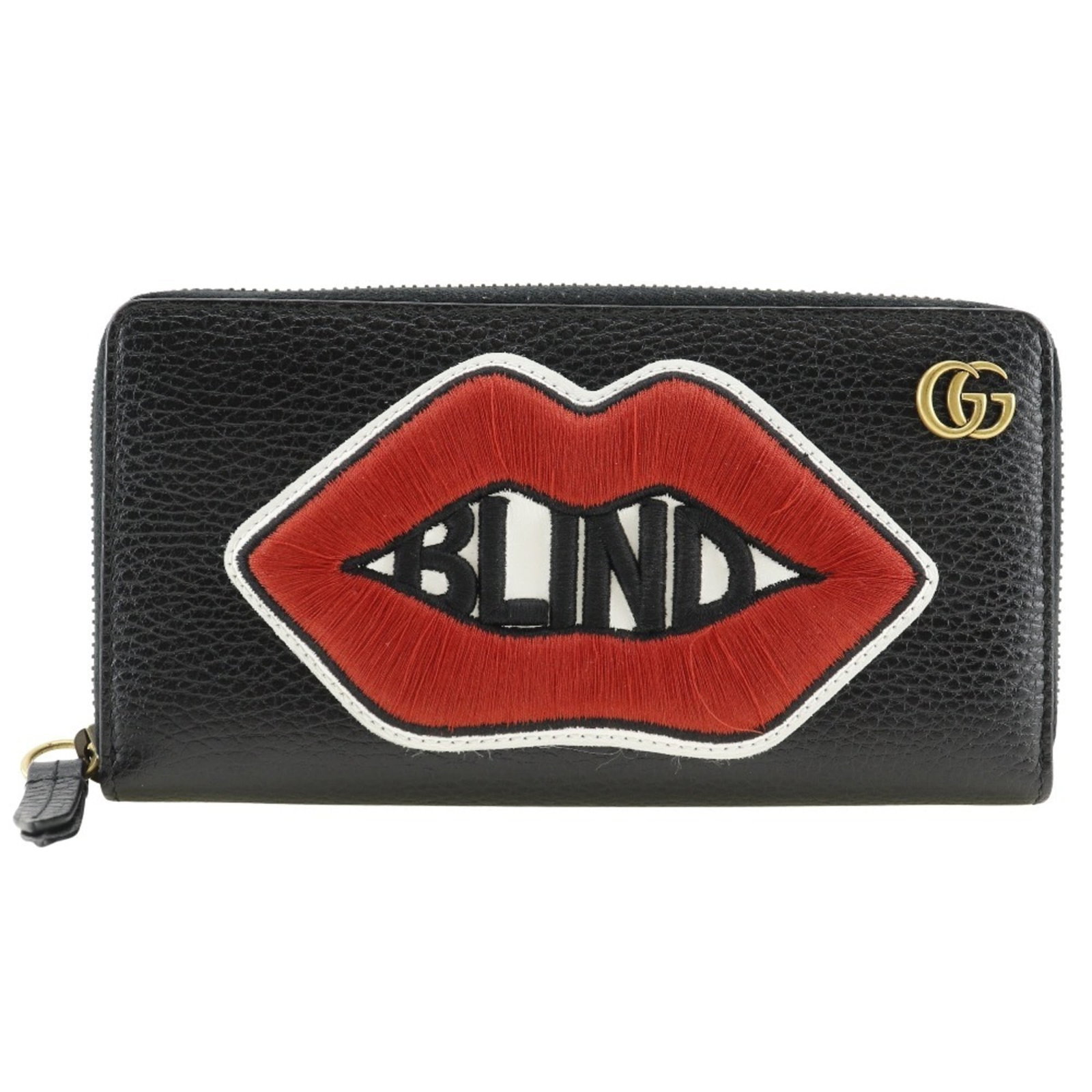 Gucci Long Wallet (Bi-Fold) Leather: Gucci Long Wallet (Bi-Fold) Leather The Gucci Long Wallet (Bi-Fold) Leather is a sleek and practical accessory, featuring a black leather construction with a zipper closure. Measuring 10cm x 19cm x